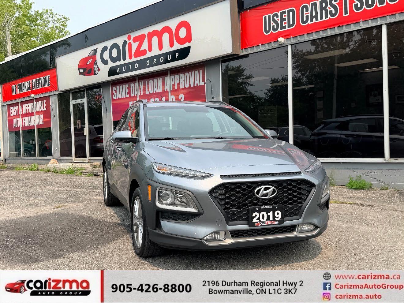 Orange 2019 Hyundai Kona SUV / Crossover Automatic