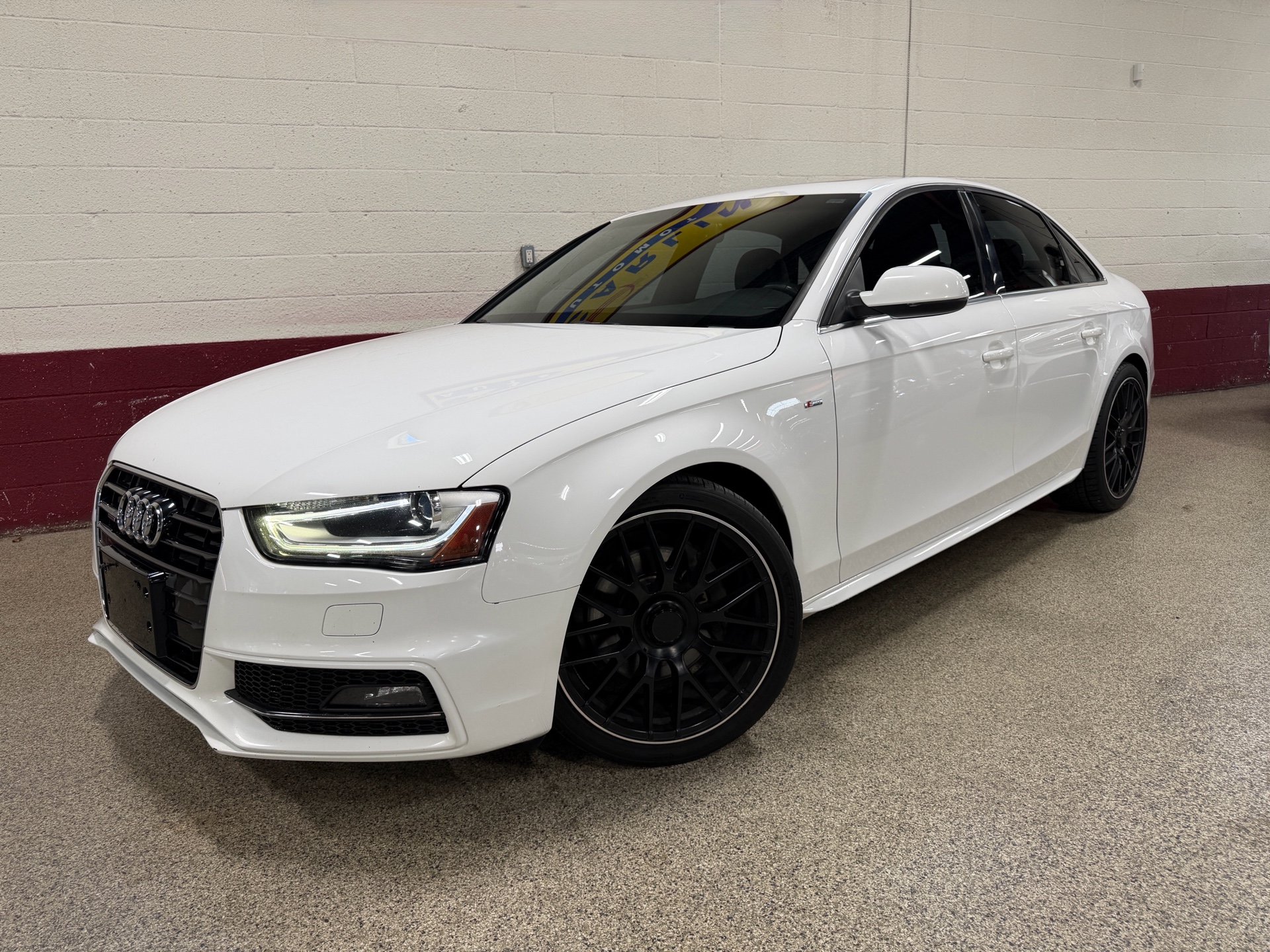 White 2015 Audi A4 Sedan Automatic