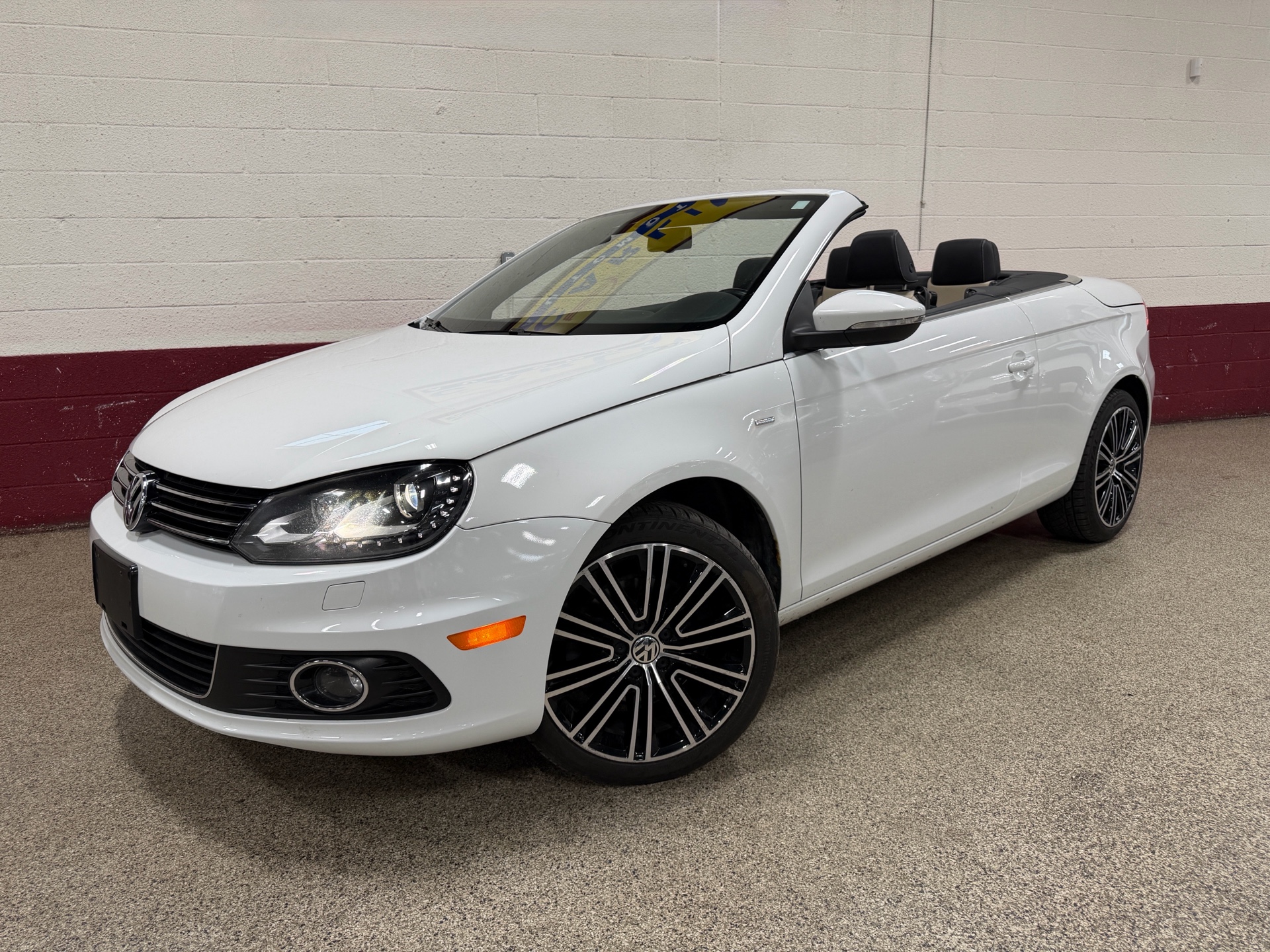 White 2015 Volkswagen Eos Wolfsburg Edition Convertible Automatic