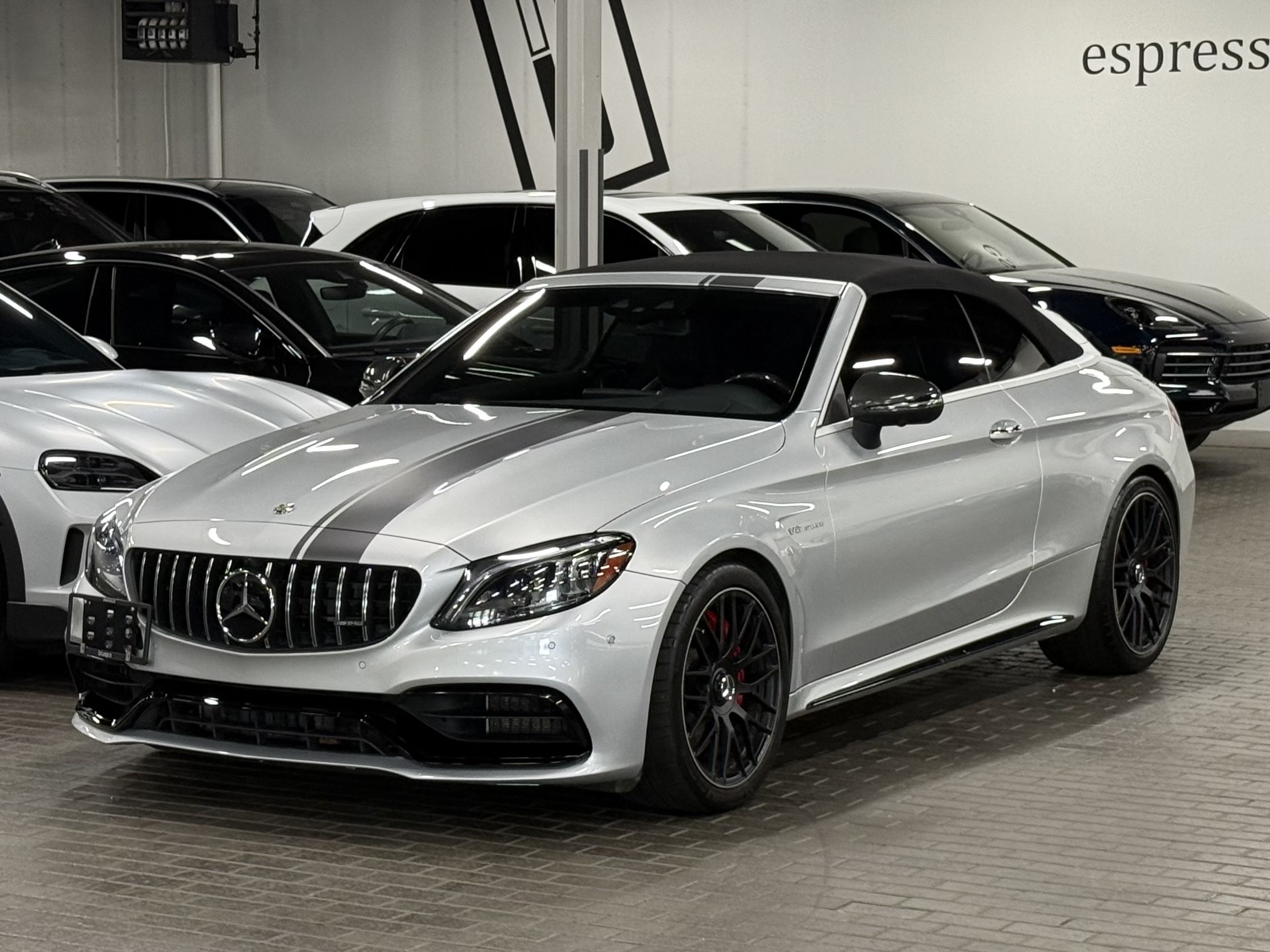 Silver 2021 Mercedes-Benz C-Class Convertible Rear-Wheel Drive Automatic