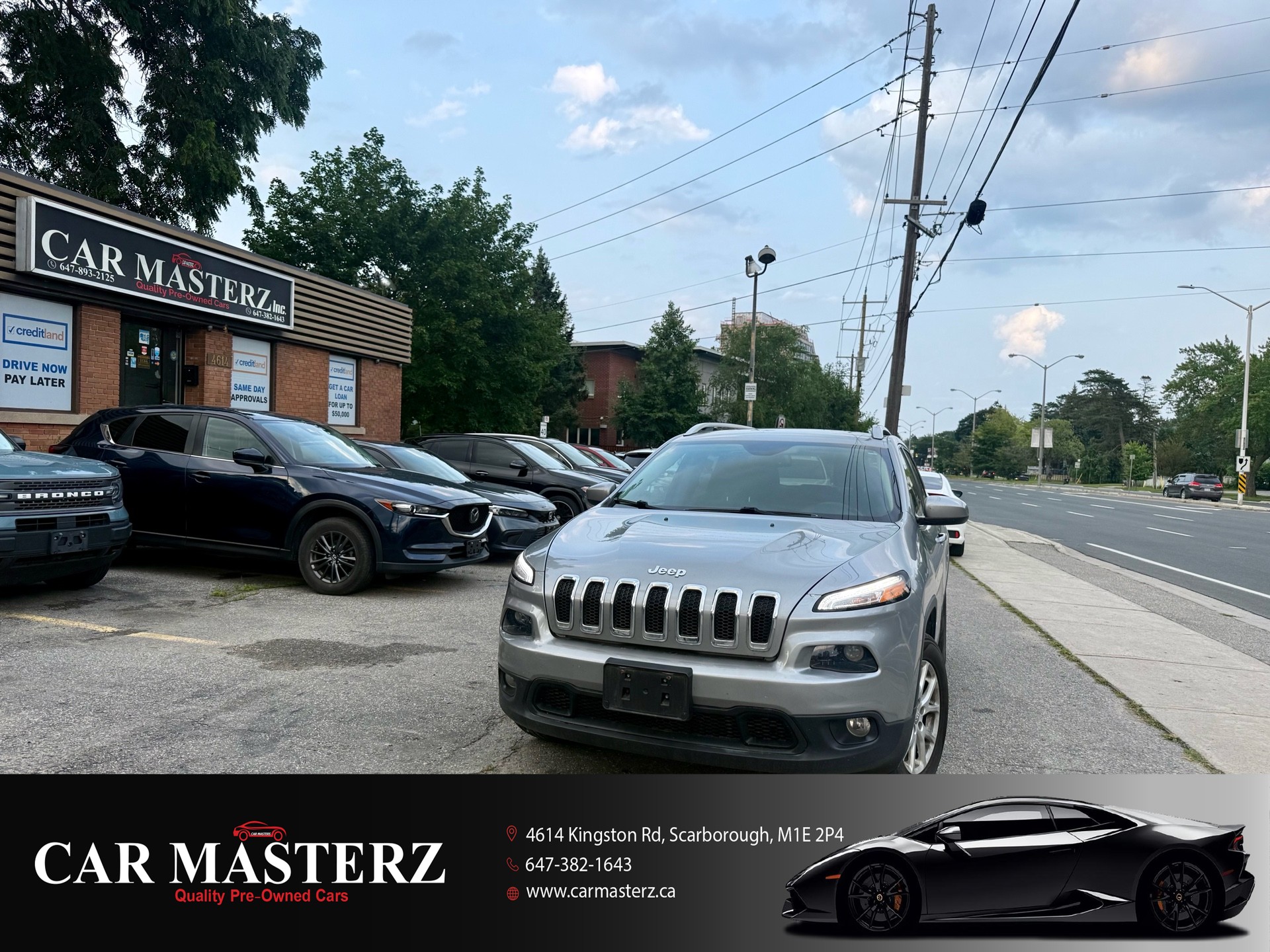 Gray 2017 Jeep Cherokee SUV / Crossover Automatic