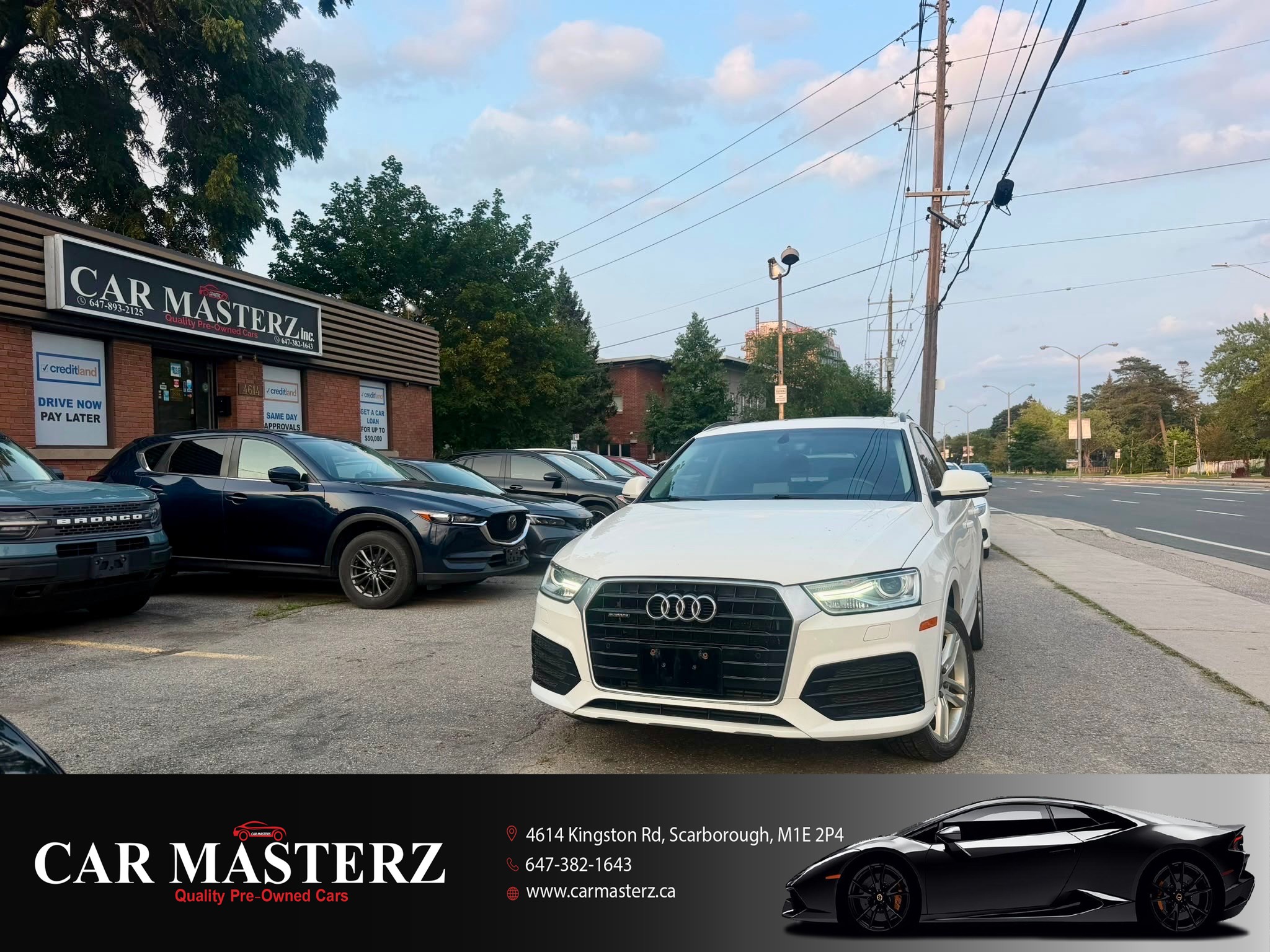 White 2018 Audi Q3 SUV / Crossover Automatic