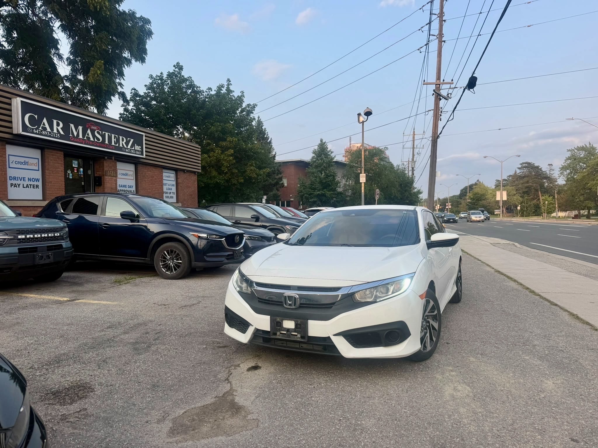 White 2018 Honda Civic Coupe Coupe Automatic