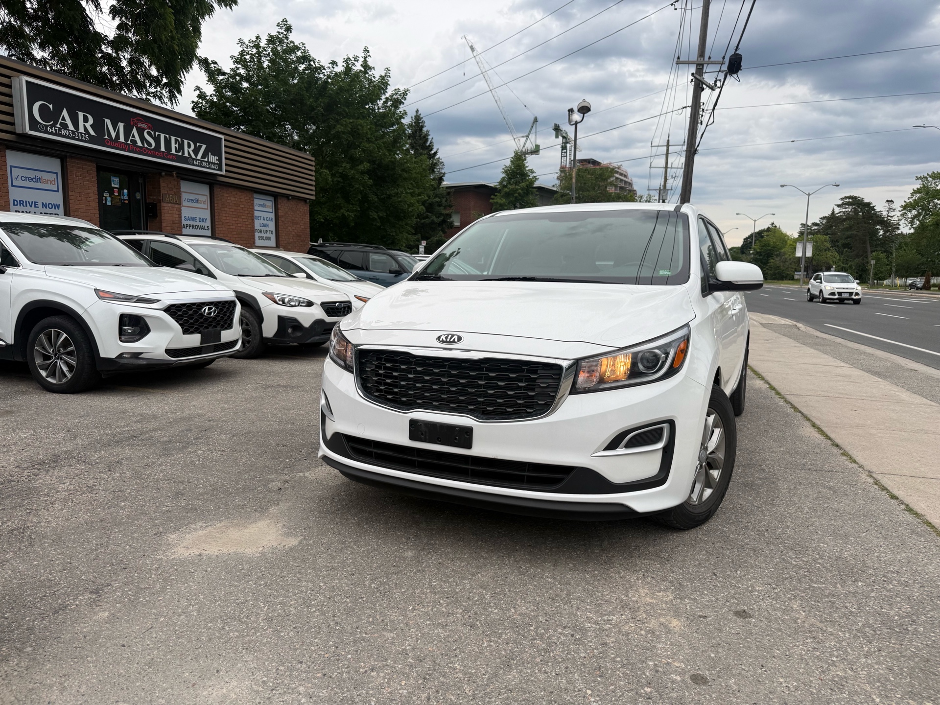 White 2020 Kia Sedona Minivan Automatic