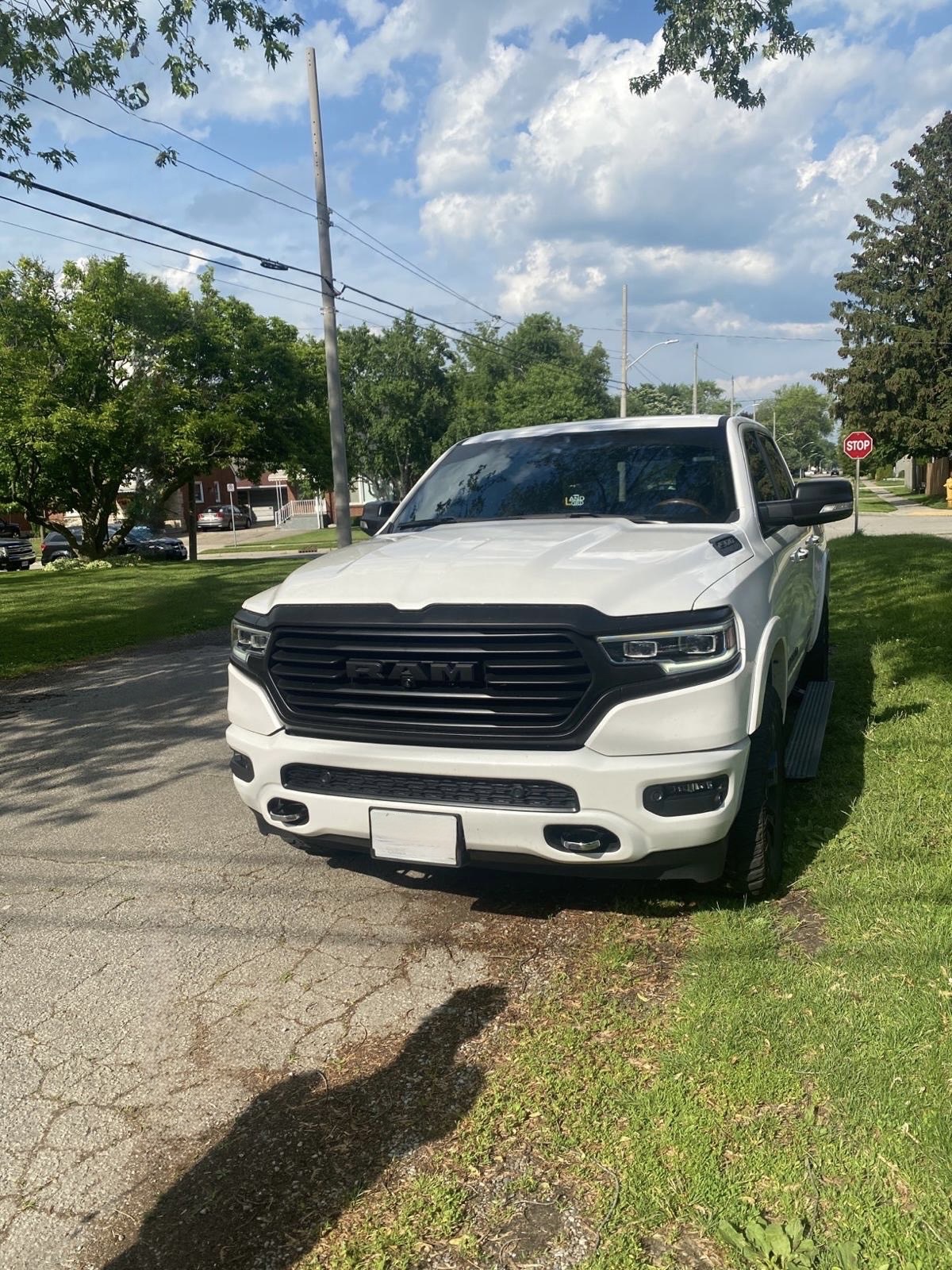 White 2020 RAM 1500 Pickup Truck Four-Wheel Drive 8-Speed Automatic