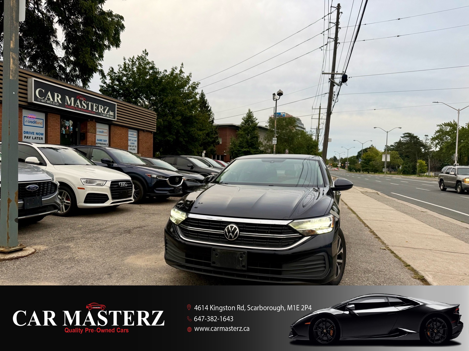 Black 2023 Volkswagen Jetta Sedan  Automatic