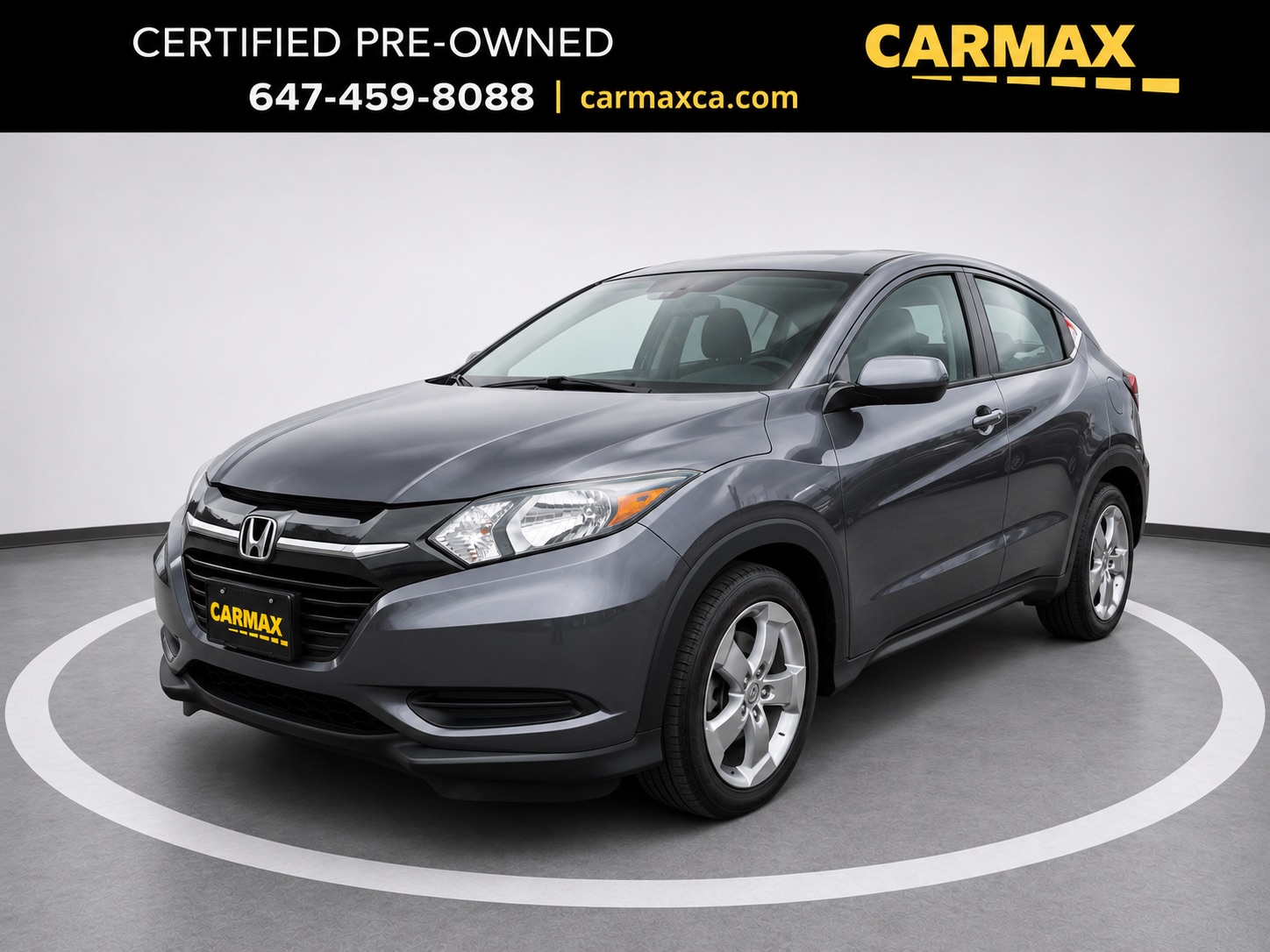 Black 2016 Honda HR-V LX AWD SUV / Crossover All-Wheel Drive Automatic