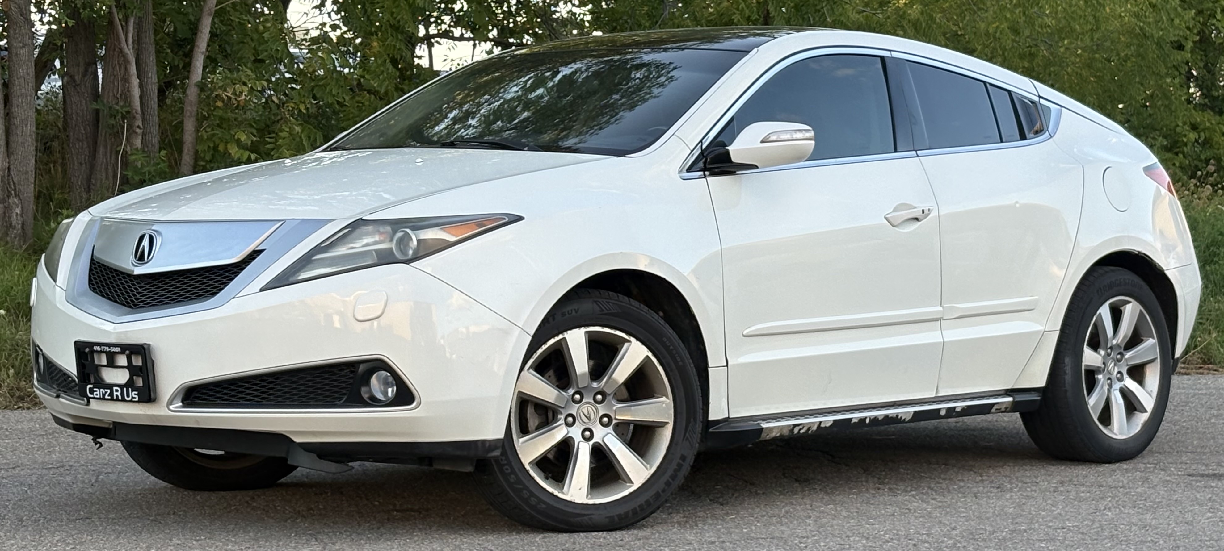 White 2010 Acura ZDX SUV / Crossover All-Wheel Drive Automatic