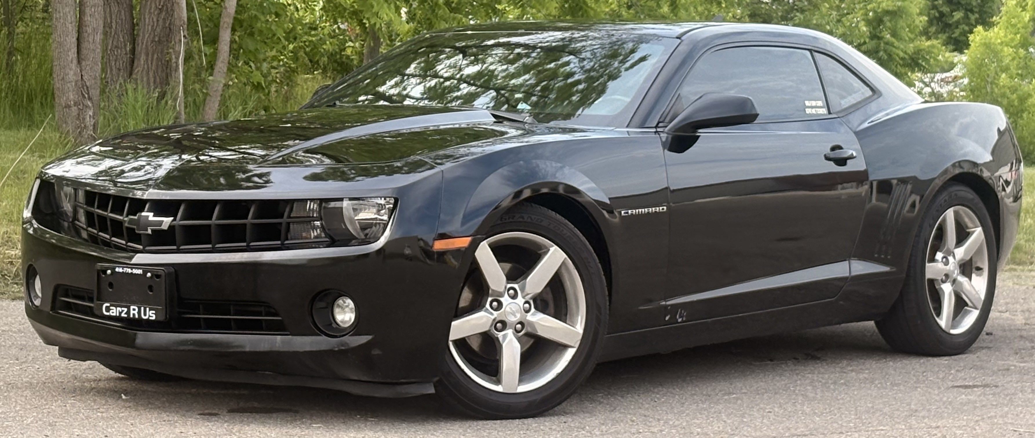 Black 2013 Chevrolet Camaro 2LT Coupe RWD Coupe Rear-Wheel Drive Automatic