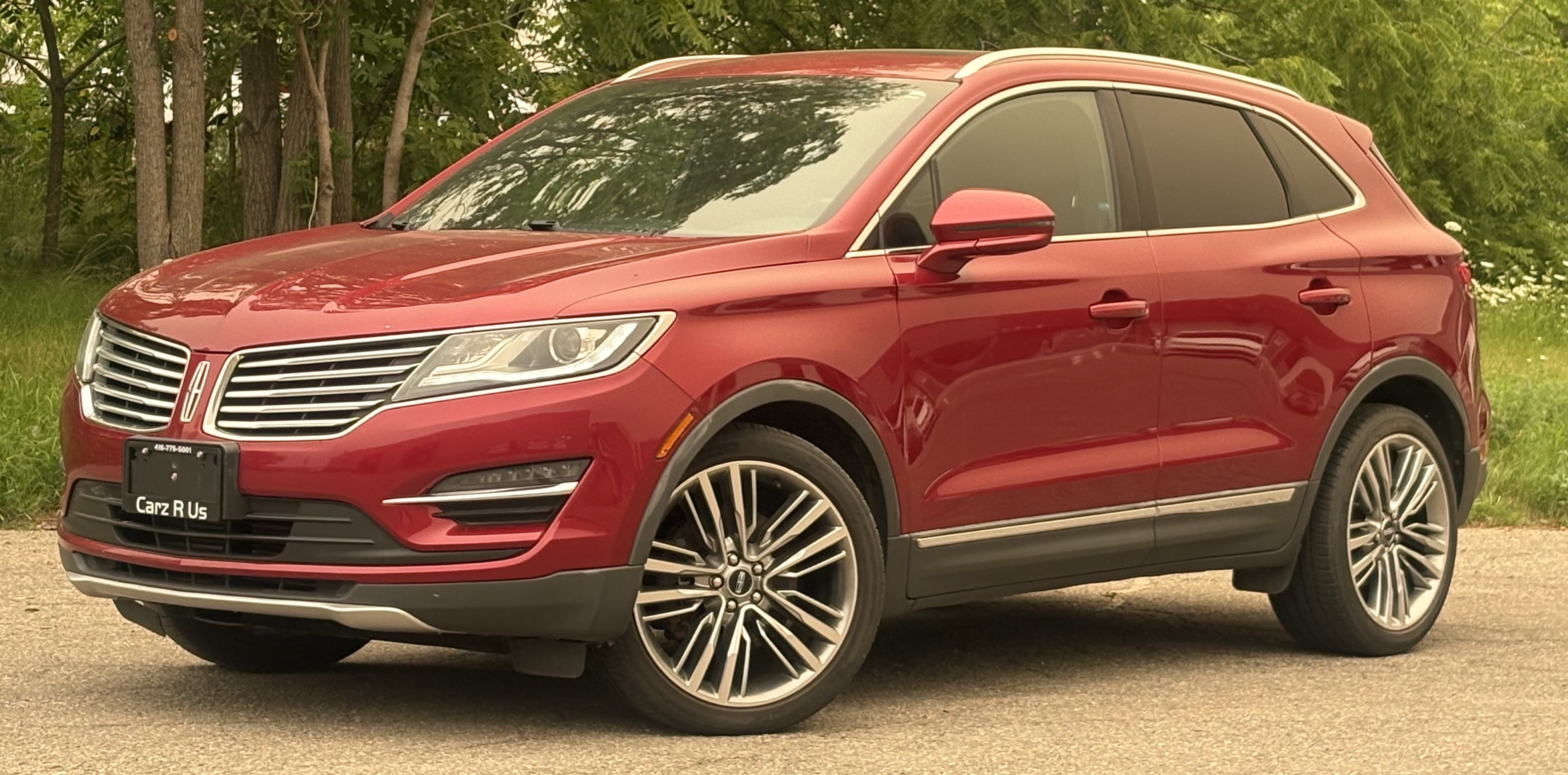 Red 2015 Lincoln MKC SUV / Crossover All-Wheel Drive Automatic