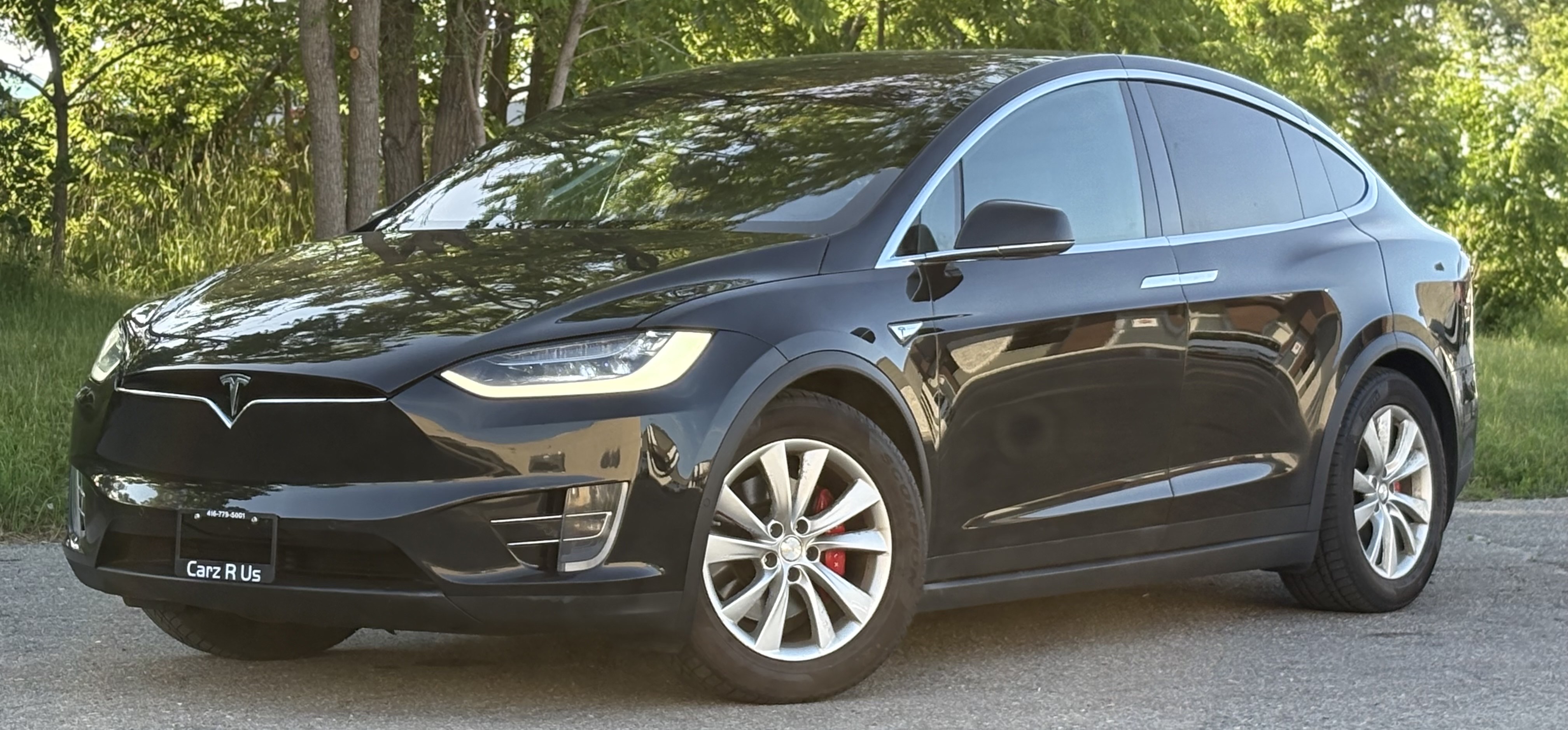 Black 2016 Tesla Model X SUV / Crossover All-Wheel Drive Automatic