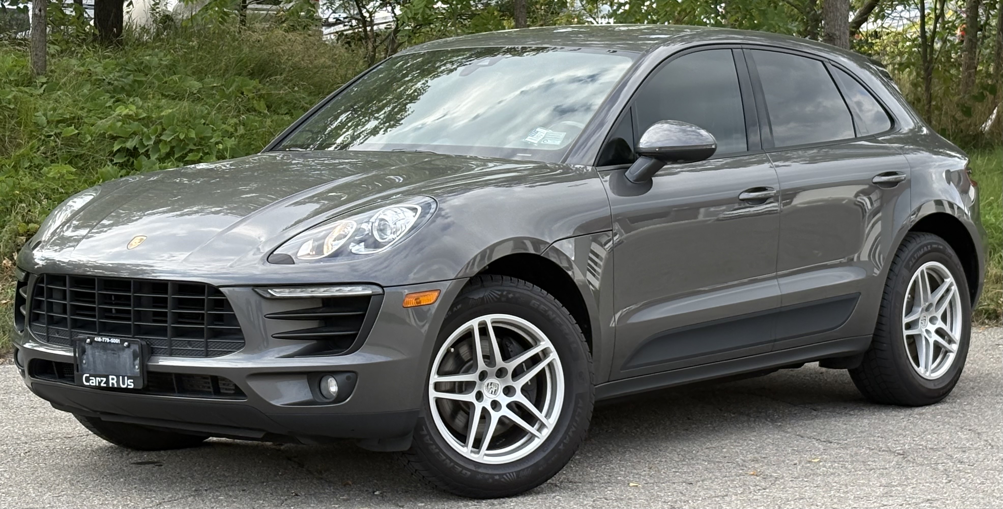 Silver 2017 Porsche Macan SUV / Crossover All-Wheel Drive Automatic