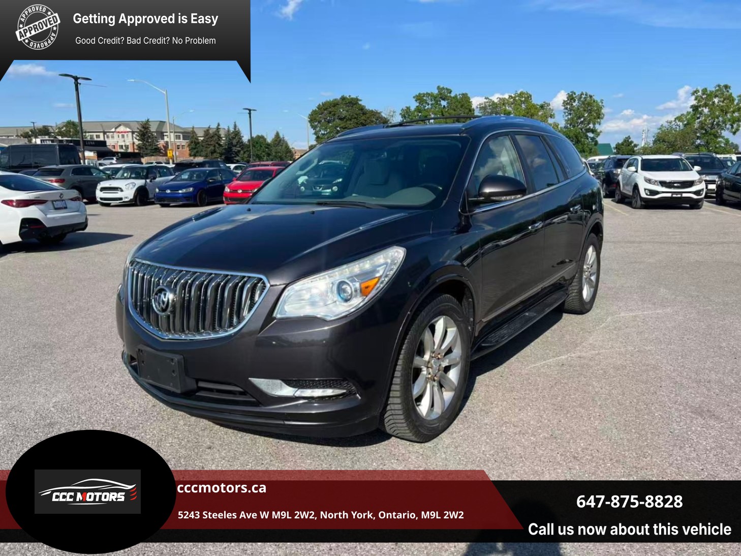 Black 2014 Buick Enclave SUV / Crossover All-Wheel Drive Automatic