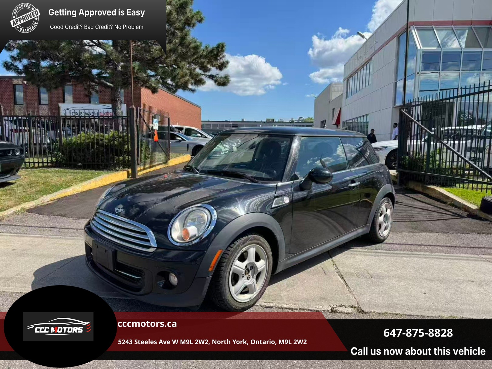 Black 2013 MINI Cooper Hatchback Front-Wheel Drive Automatic