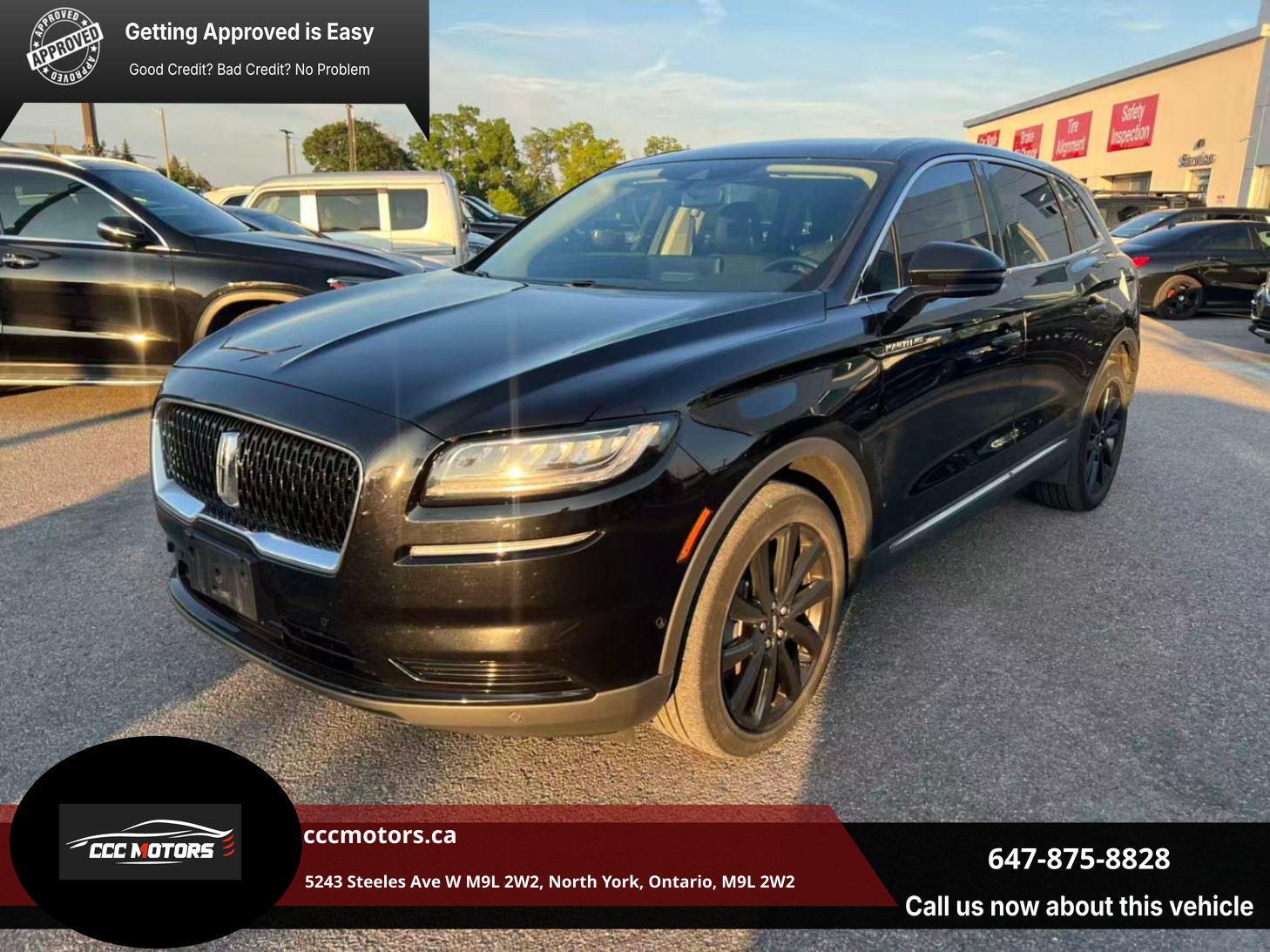 Black 2022 Lincoln Nautilus SUV / Crossover All-Wheel Drive Automatic