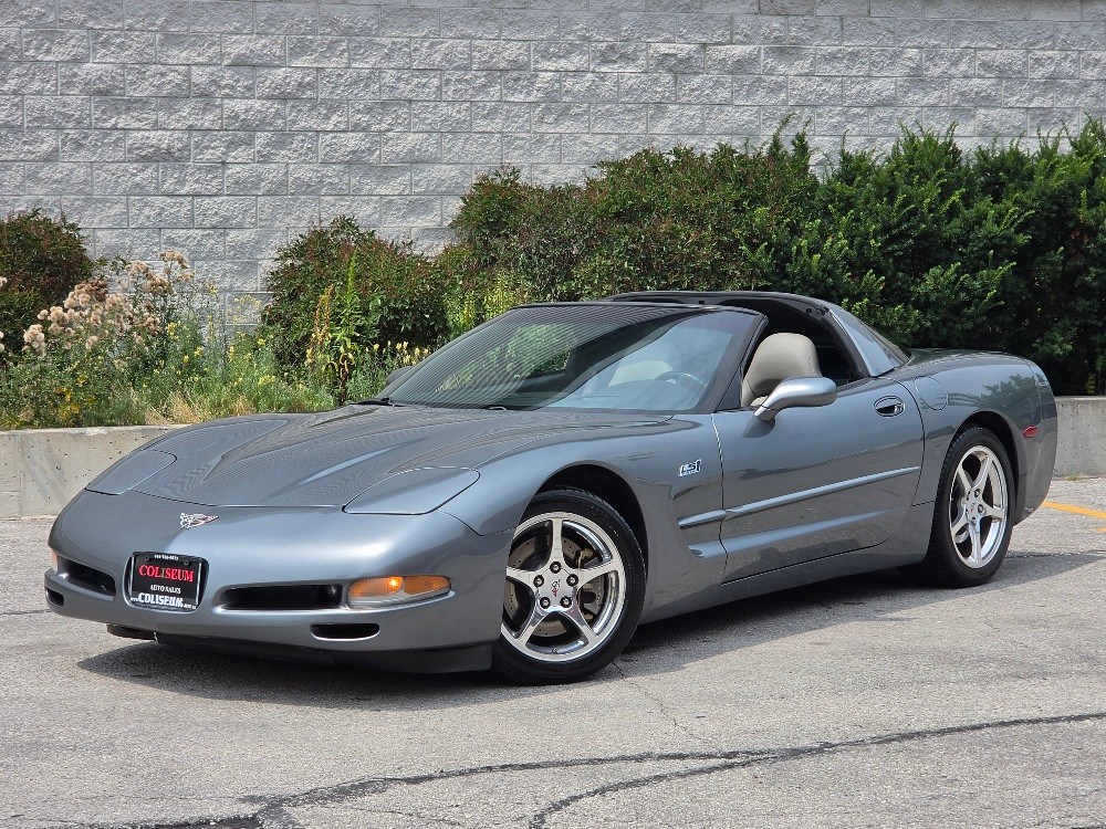 Gray 2003 Chevrolet Corvette Coupe Rear-Wheel Drive Automatic