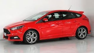Red 2017 Ford Focus ST Hatchback Front-Wheel Drive 6-Speed Manual