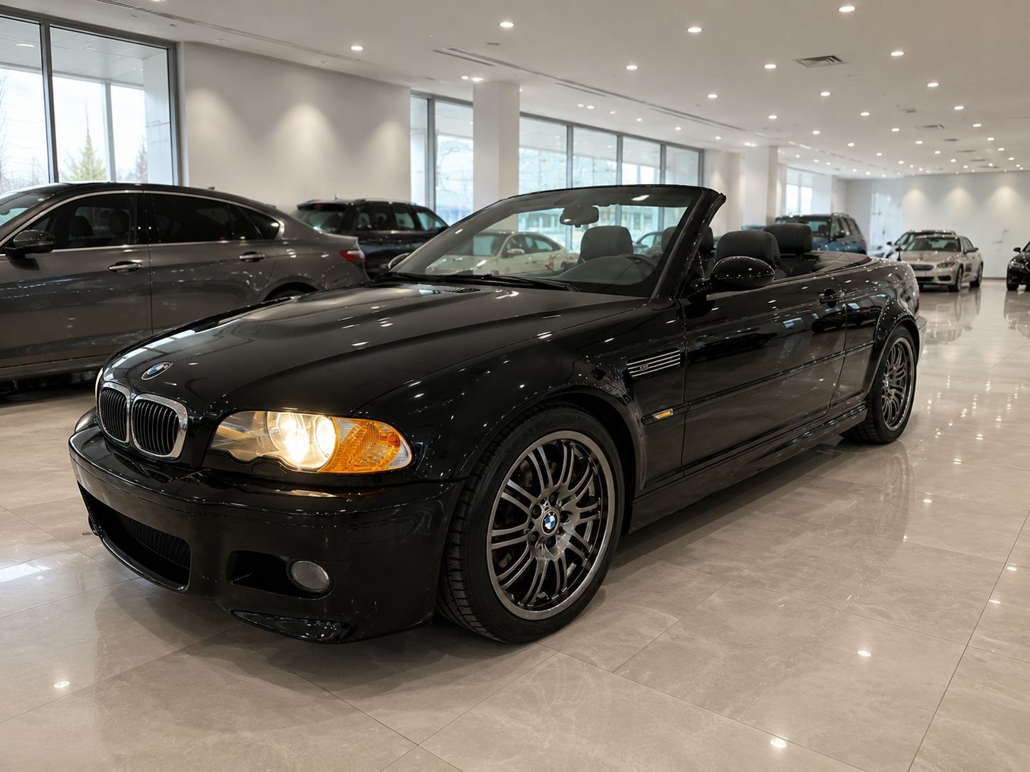 Blue 2002 BMW M3 Convertible RWD Convertible Rear-Wheel Drive Manual