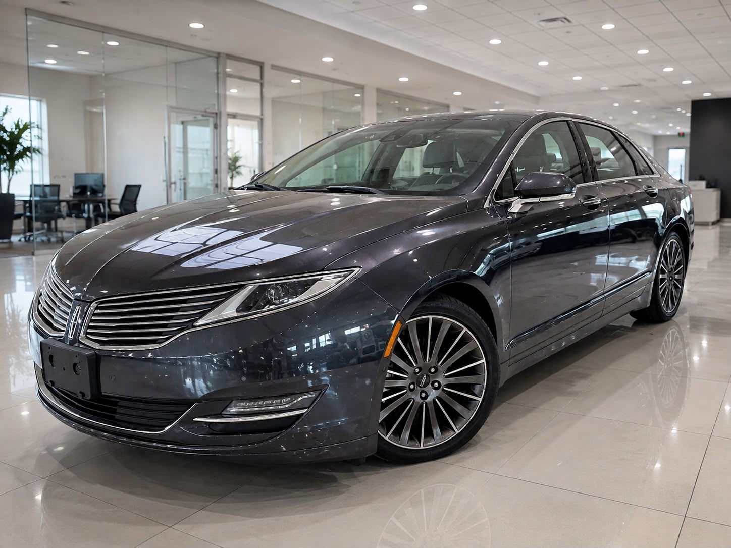 Gray 2013 Lincoln MKZ Sedan All-Wheel Drive Automatic