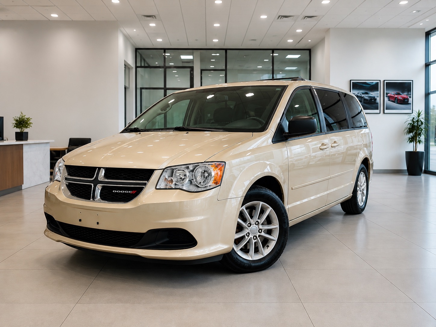 Gold 2016 Dodge Grand Caravan Minivan Front-Wheel Drive Automatic