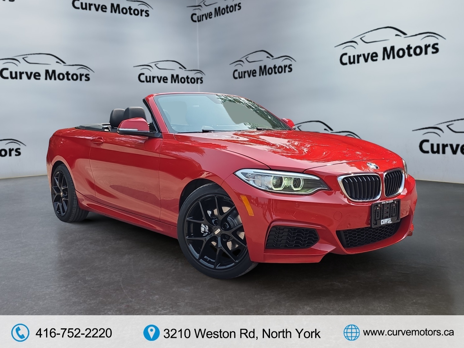 Red 2016 BMW 2 Series Convertible All-Wheel Drive Automatic