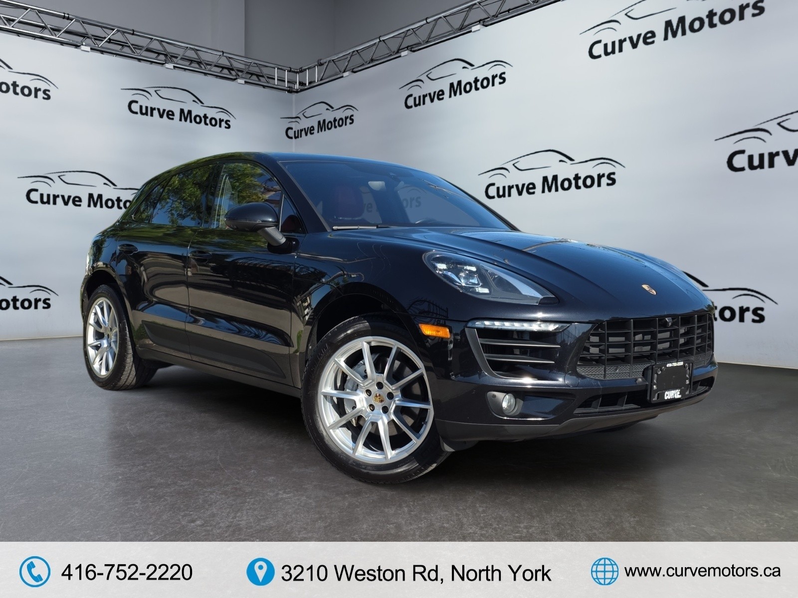 Black 2017 Porsche Macan SUV / Crossover All-Wheel Drive Automatic