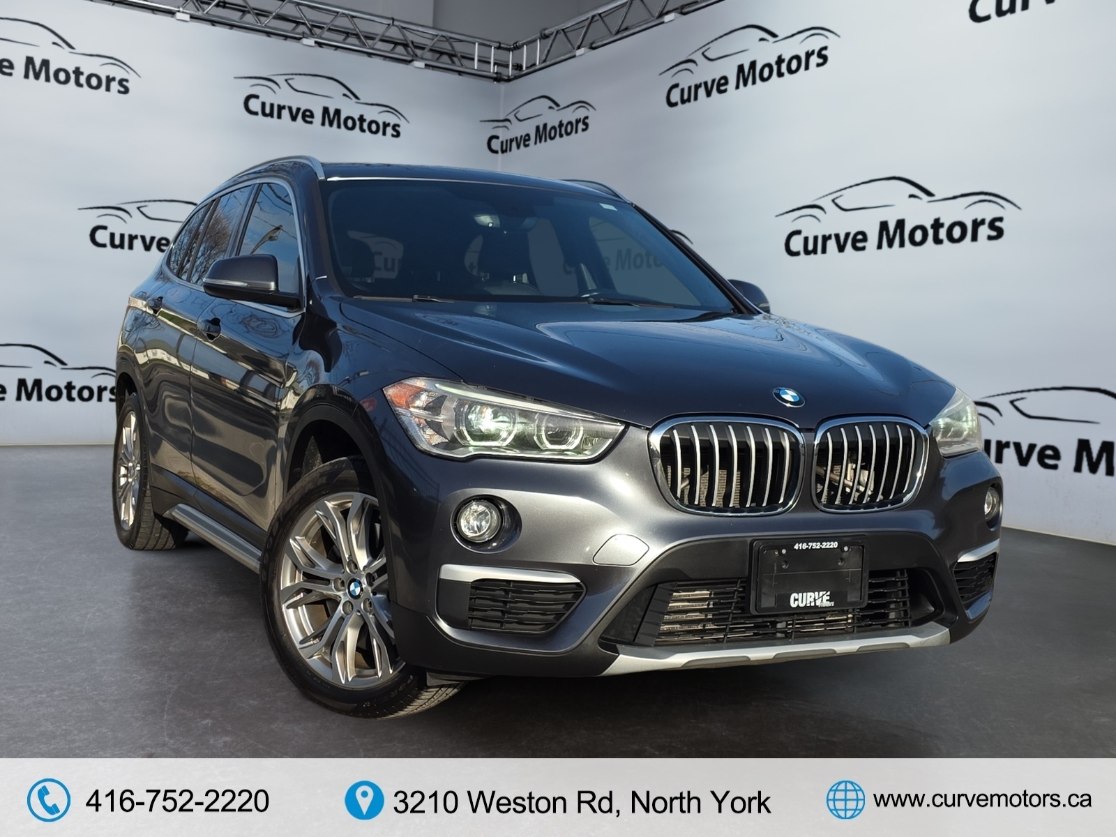 Gray 2018 BMW X1 SUV / Crossover All-Wheel Drive Automatic
