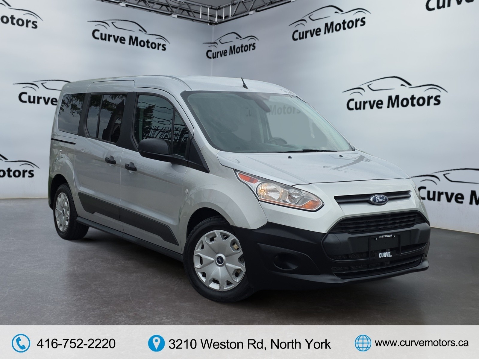 Silver 2018 Ford Transit Connect Van Front-Wheel Drive Automatic