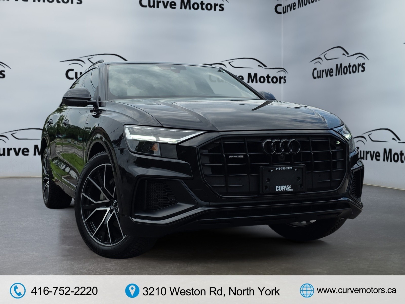 Black 2021 Audi Q8 quattro Progressiv 55 TFSI SUV / Crossover Automatic