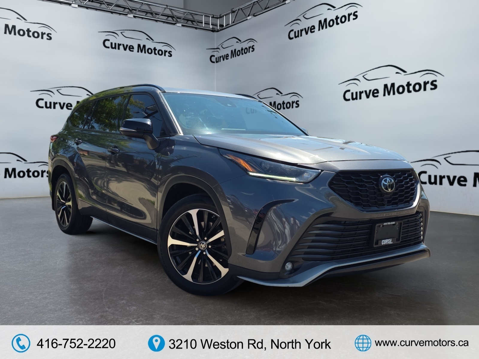 Gray 2021 Toyota Highlander SUV / Crossover All-Wheel Drive Automatic
