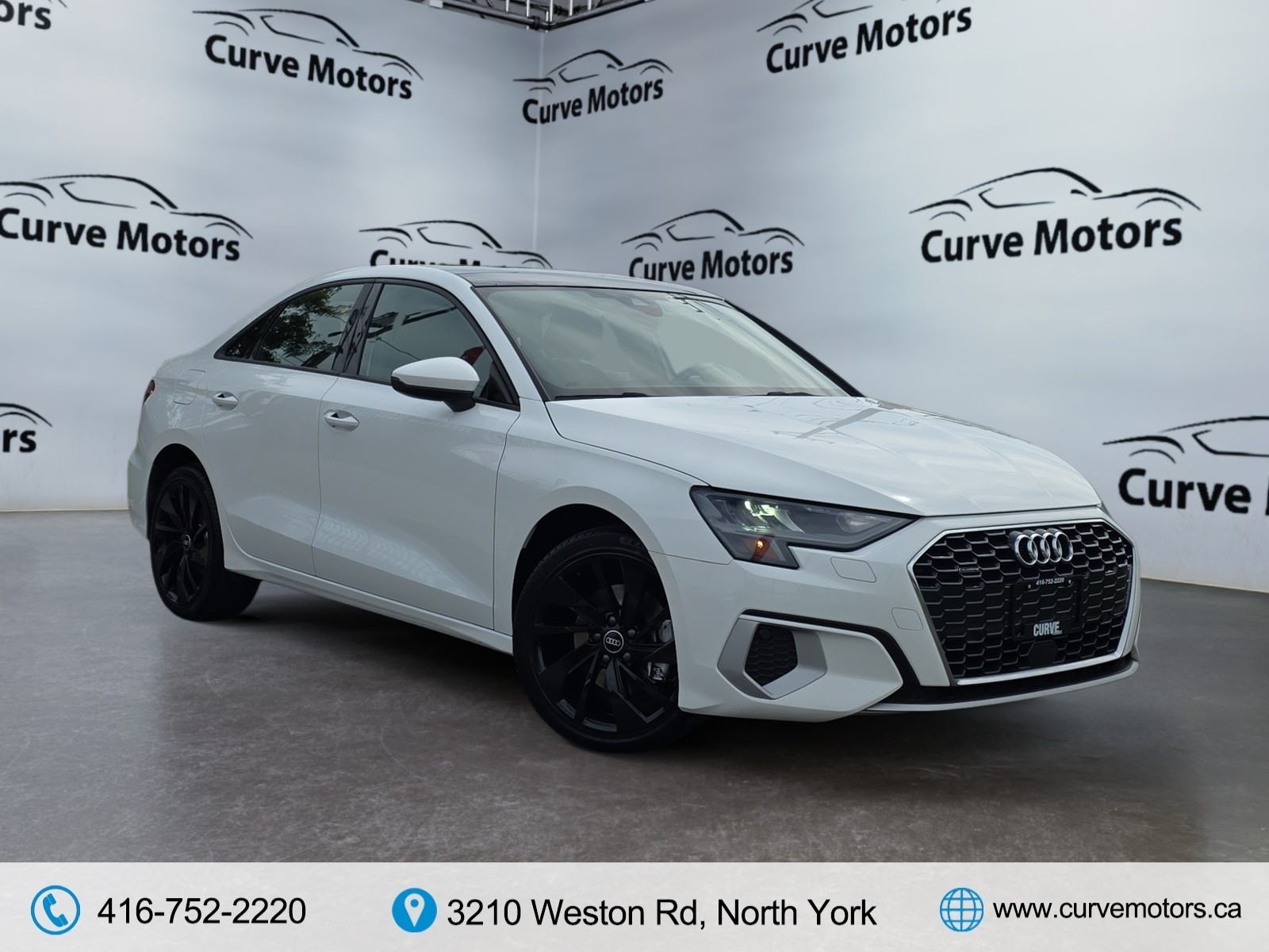 White 2022 Audi A3 Hatchback Automatic