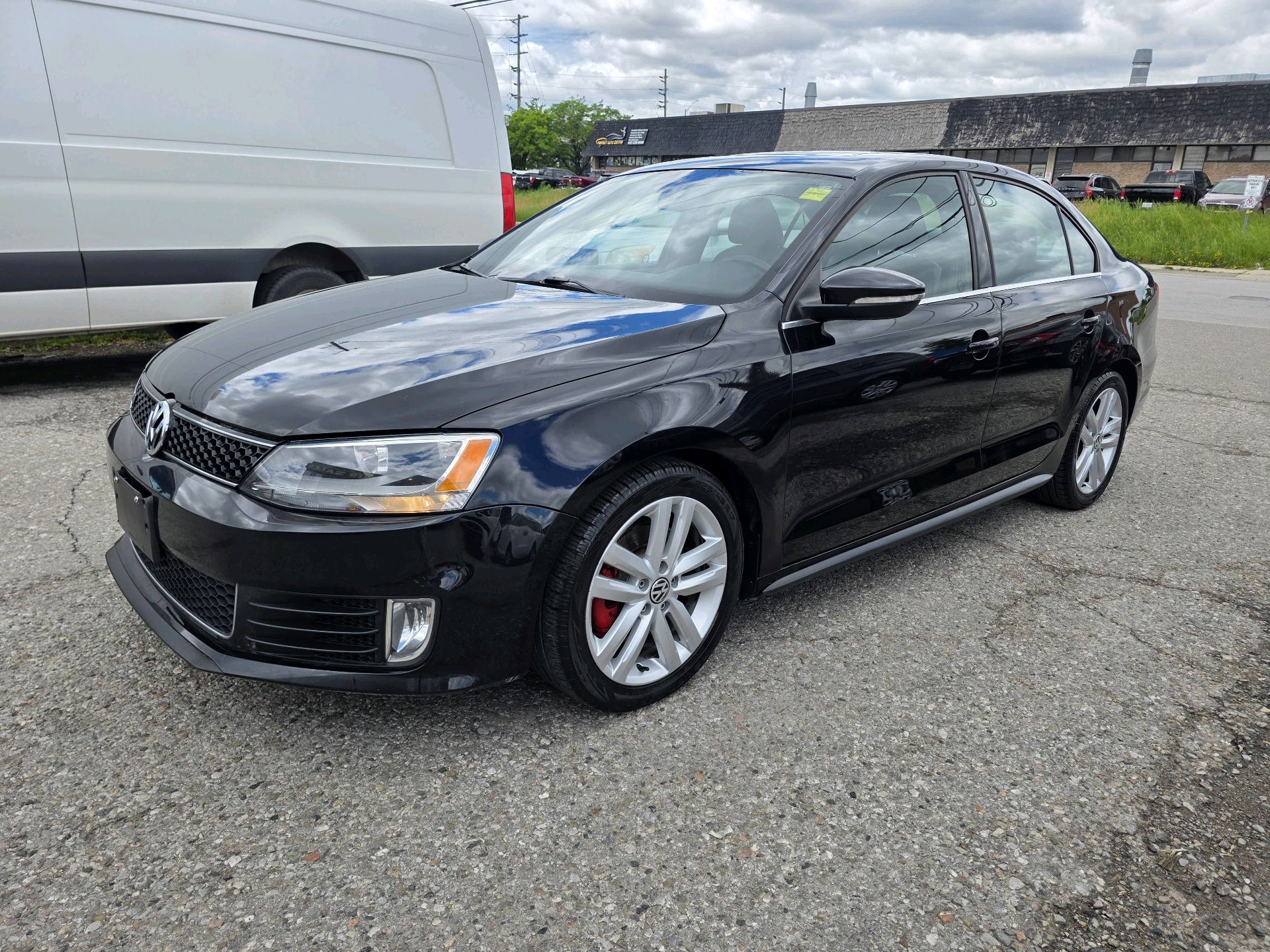 Black 2012 Volkswagen Jetta GLI FWD Sedan Front-Wheel Drive Automatic