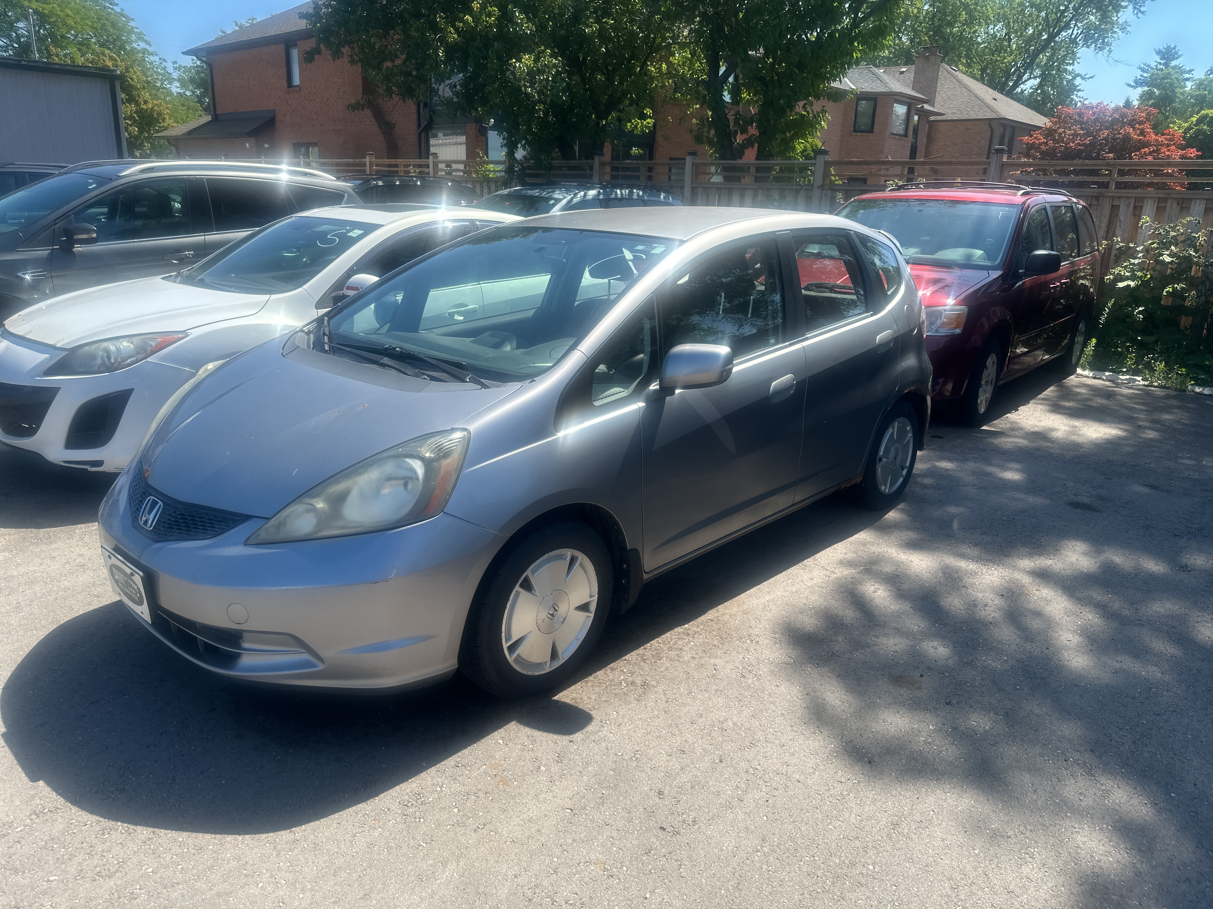 Gray 2009 Honda Fit Hatchback Manual