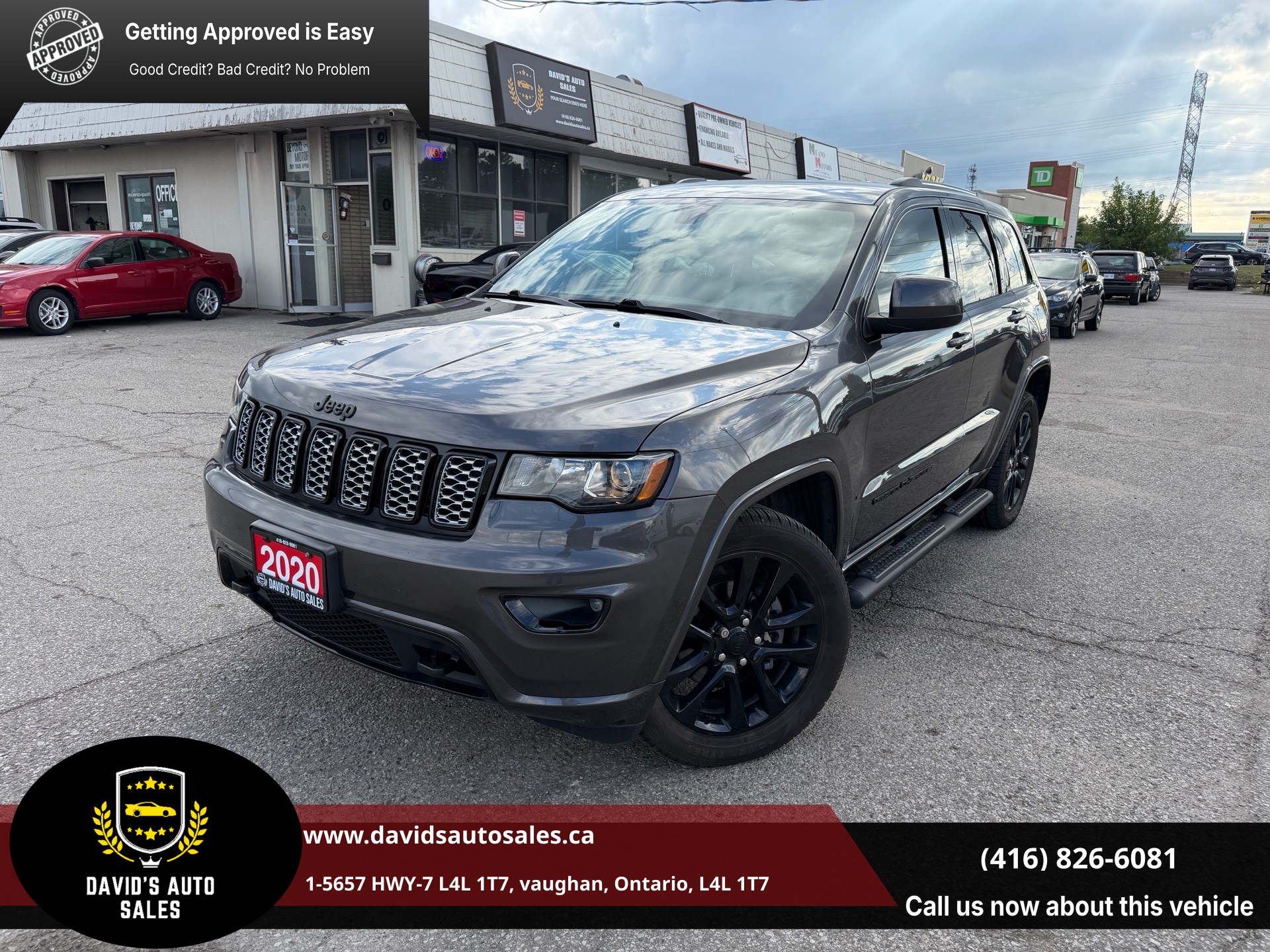 Gray 2020 Jeep Grand Cherokee SUV / Crossover Four-Wheel Drive Automatic