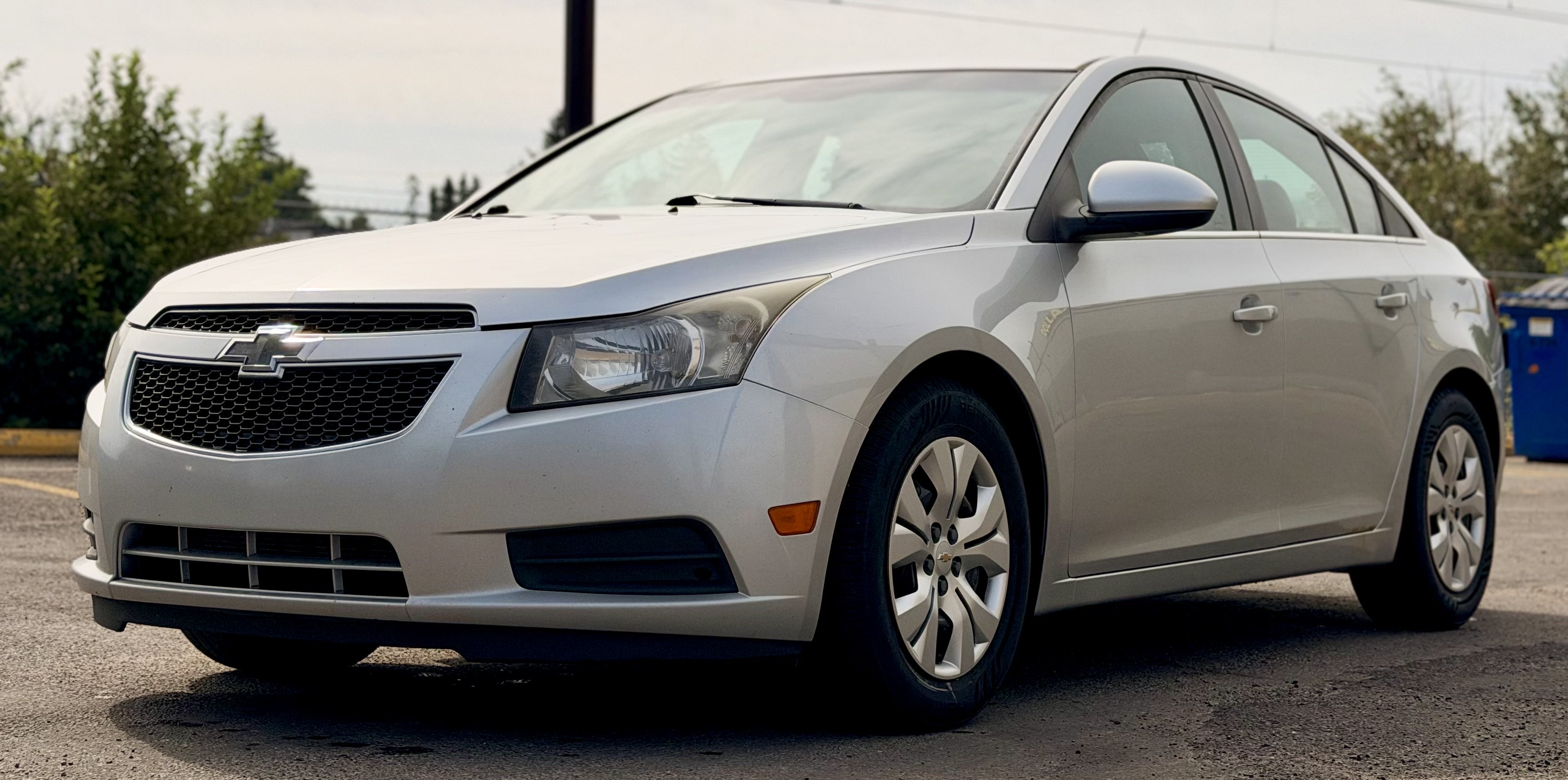 Silver 2013 Chevrolet Cruze Sedan Automatic