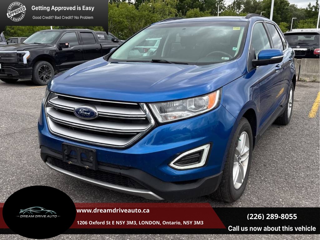 Blue 2018 Ford Edge SUV / Crossover Front-Wheel Drive Automatic