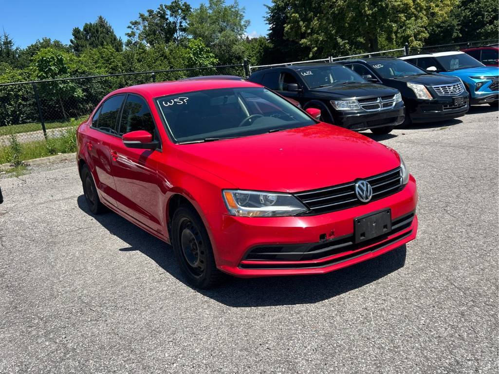 Red 2015 Volkswagen Jetta Sedan Automatic