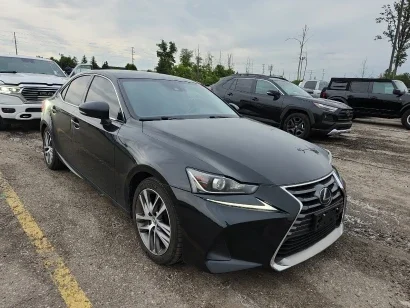 Black 2017 Lexus IS Sedan All-Wheel Drive Automatic