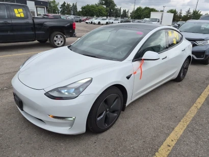 White 2022 Tesla Model 3 Sedan All-Wheel Drive Automatic
