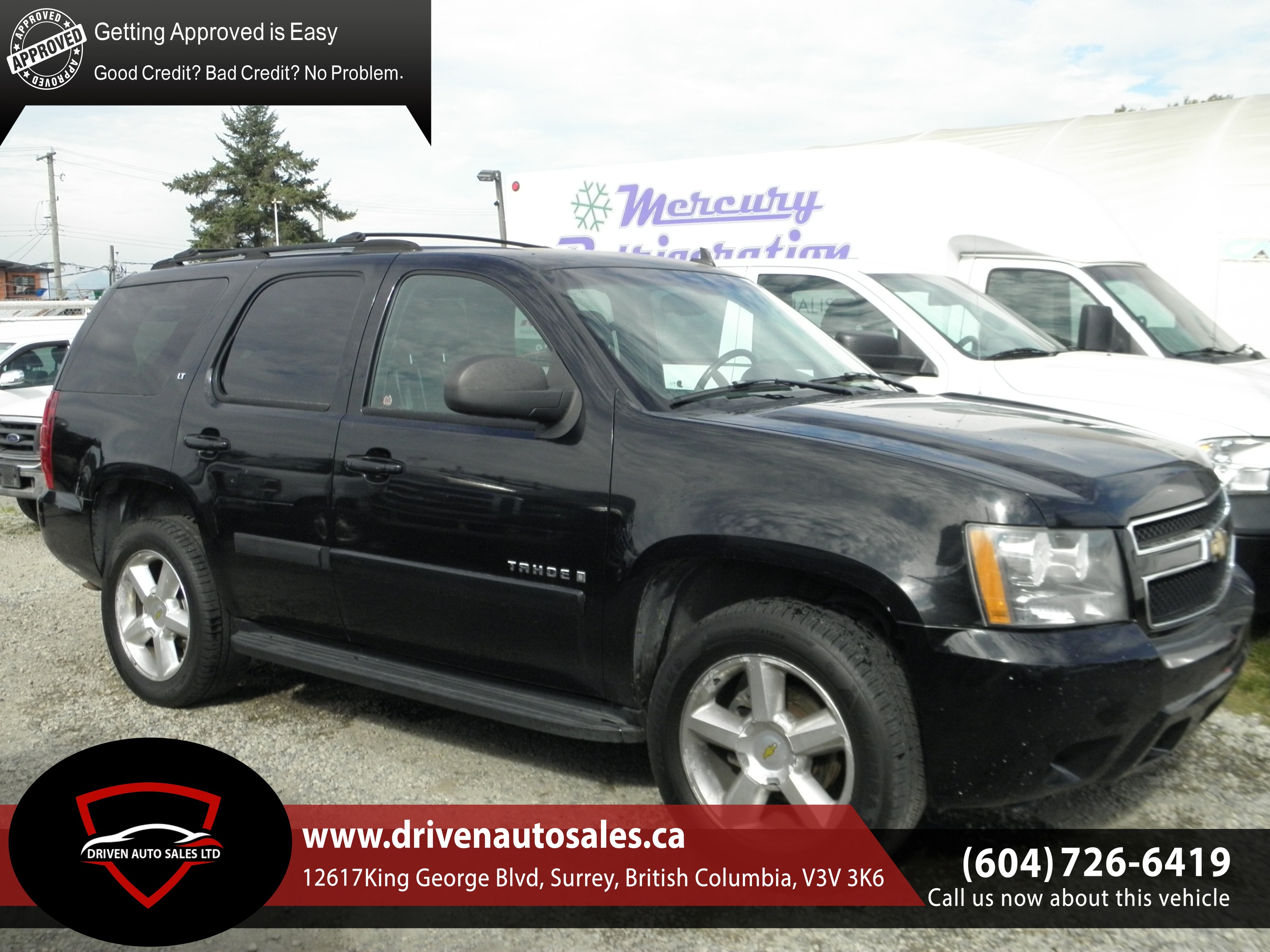 Black 2007 Chevrolet Tahoe SUV / Crossover Rear-Wheel Drive Automatic