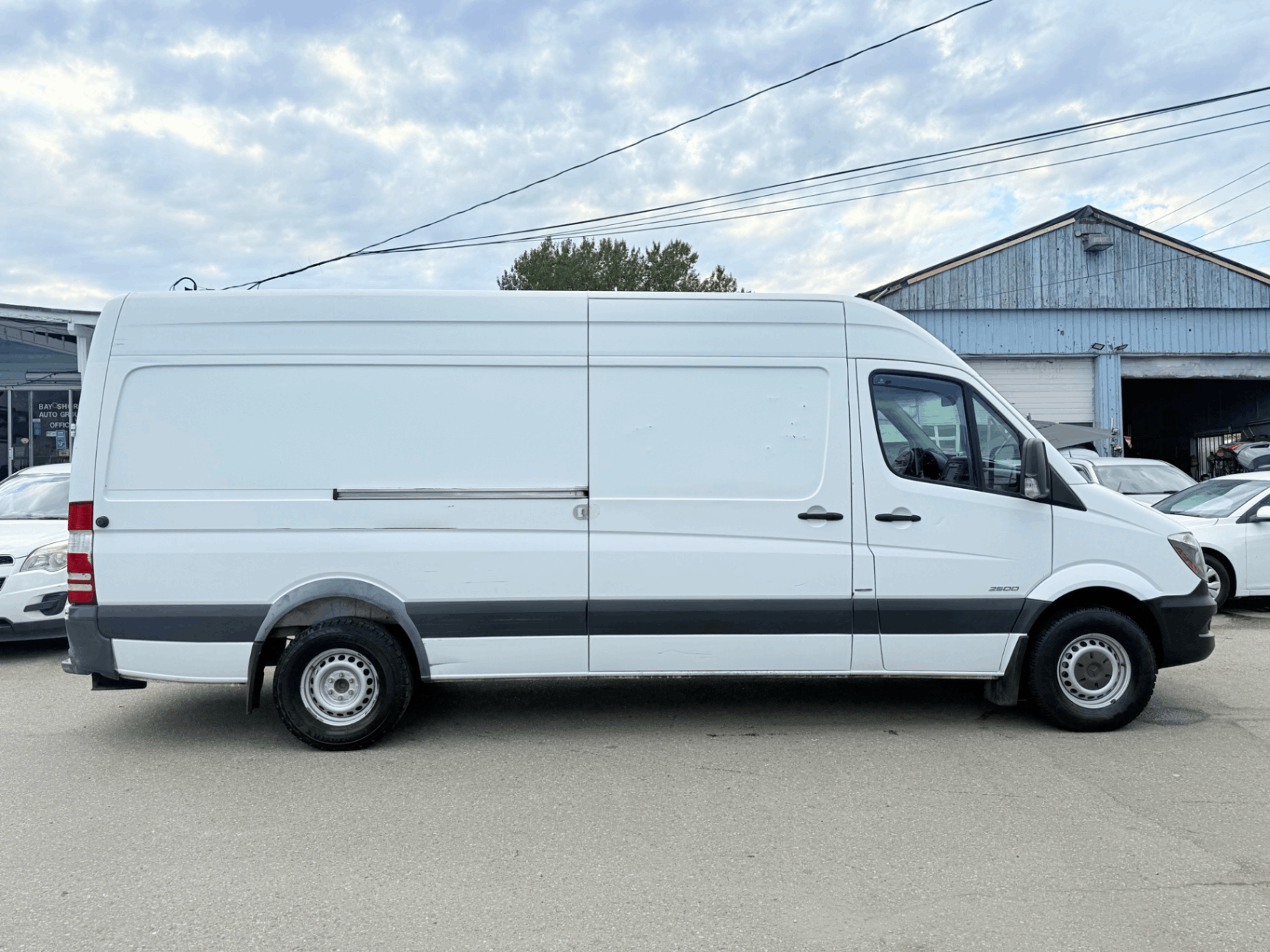 White 2016 Mercedes-Benz Sprinter Cargo Van Automatic