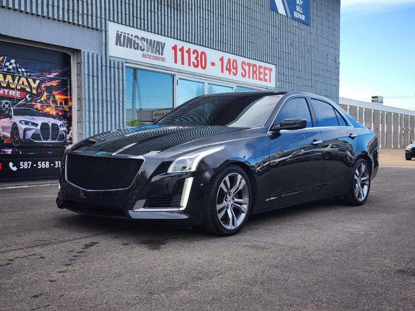Gray 2014 Cadillac CTS Sedan Rear-Wheel Drive Automatic