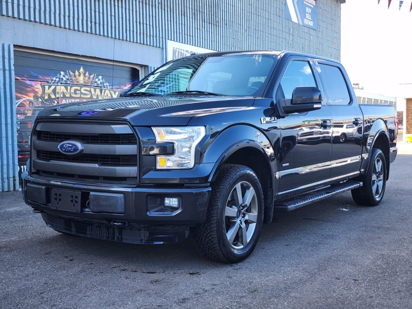 Black 2015 Ford F-150 Pickup Truck Four-Wheel Drive 6-Speed Automatic