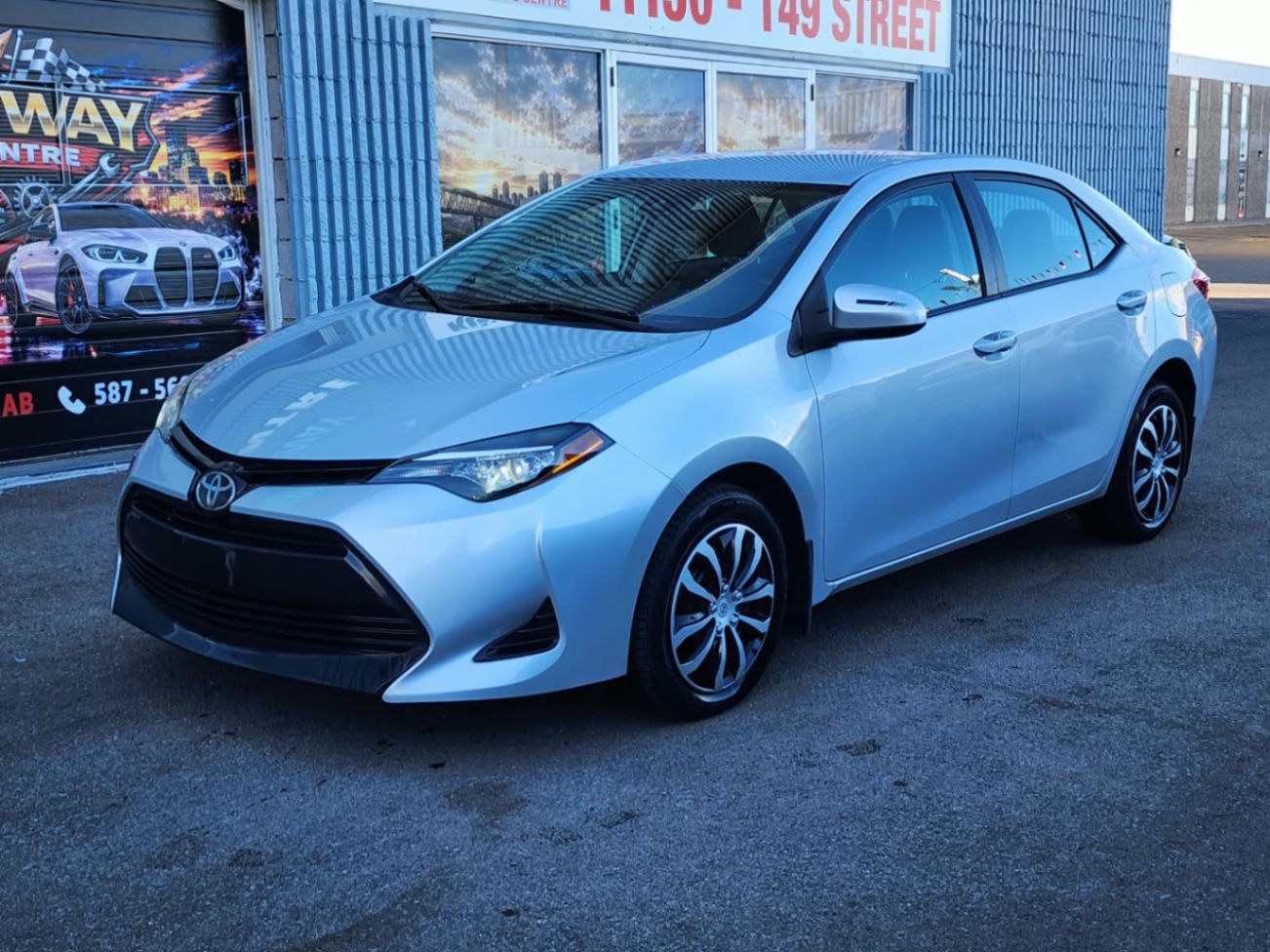 Silver 2017 Toyota Corolla Sedan Front-Wheel Drive Automatic
