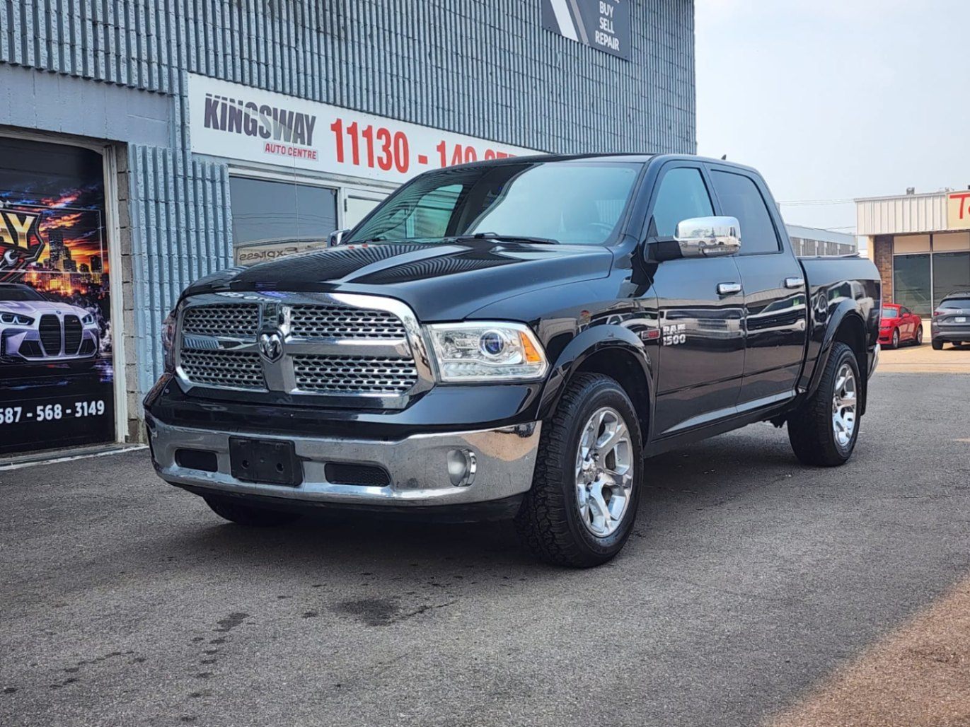 Black 2018 RAM 1500 Pickup Truck Four-Wheel Drive Automatic