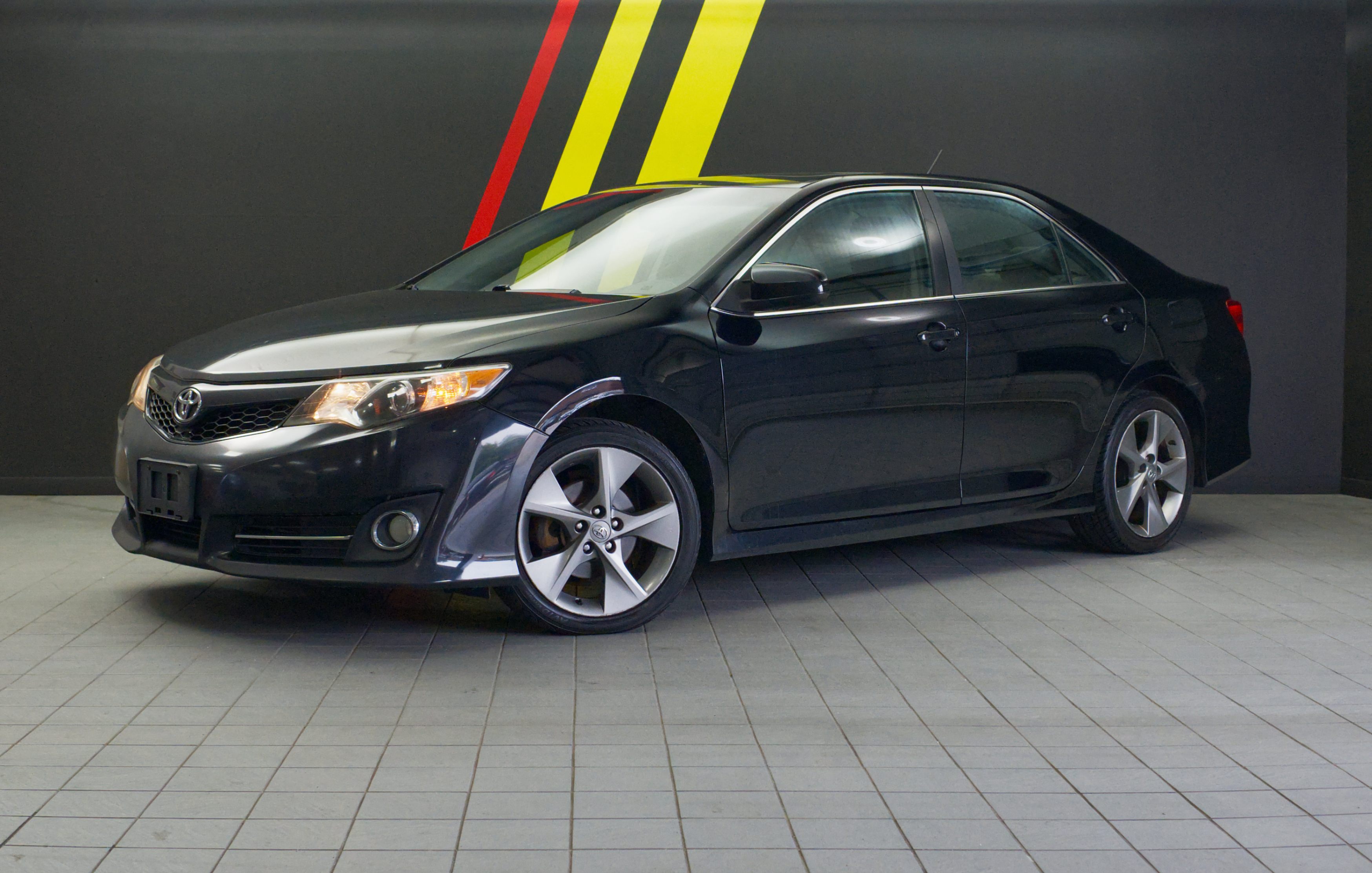 Black 2012 Toyota Camry Sedan Front-Wheel Drive Automatic