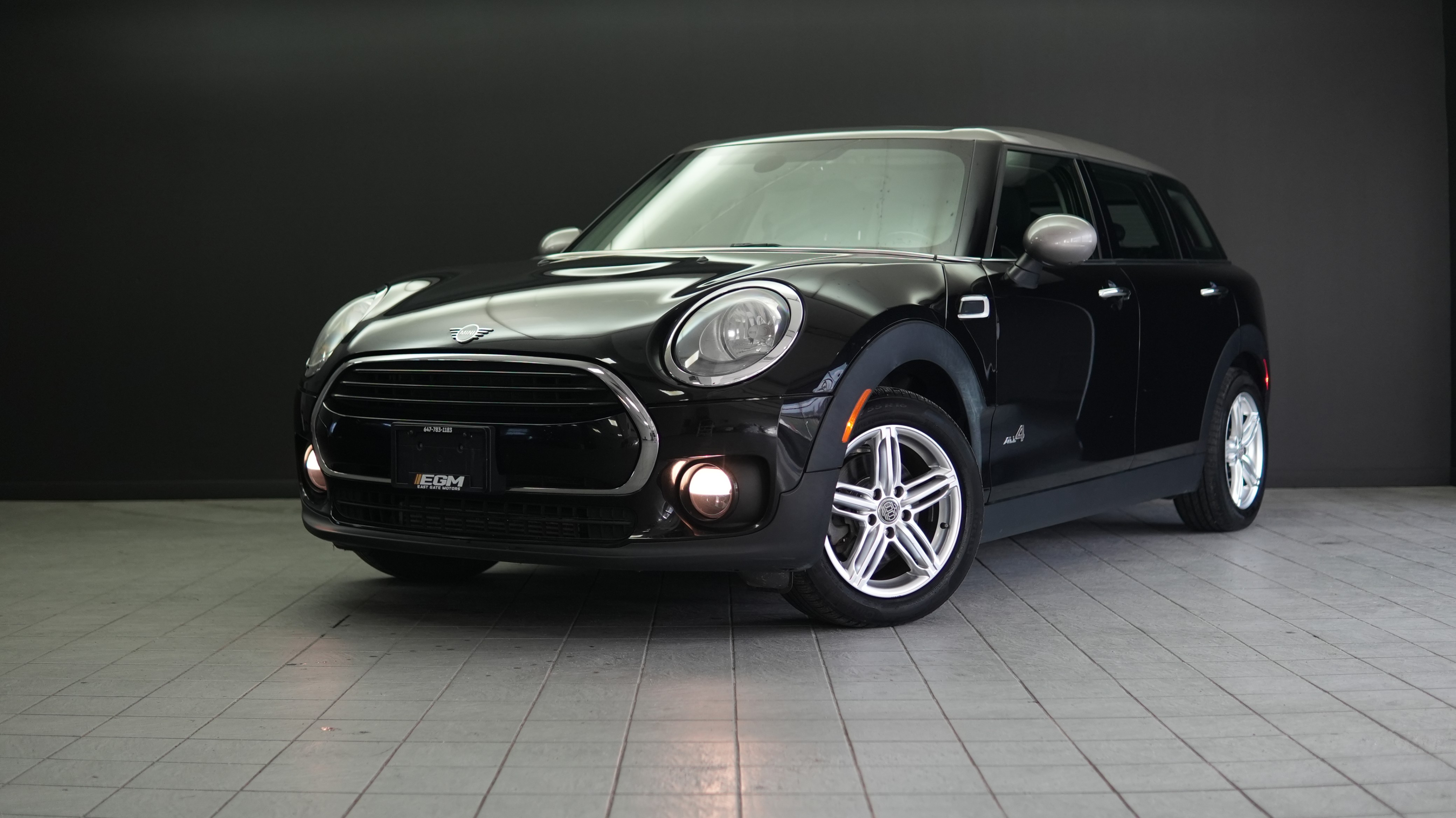 Black 2019 MINI Cooper Clubman Wagon All-Wheel Drive 6-Speed Manual