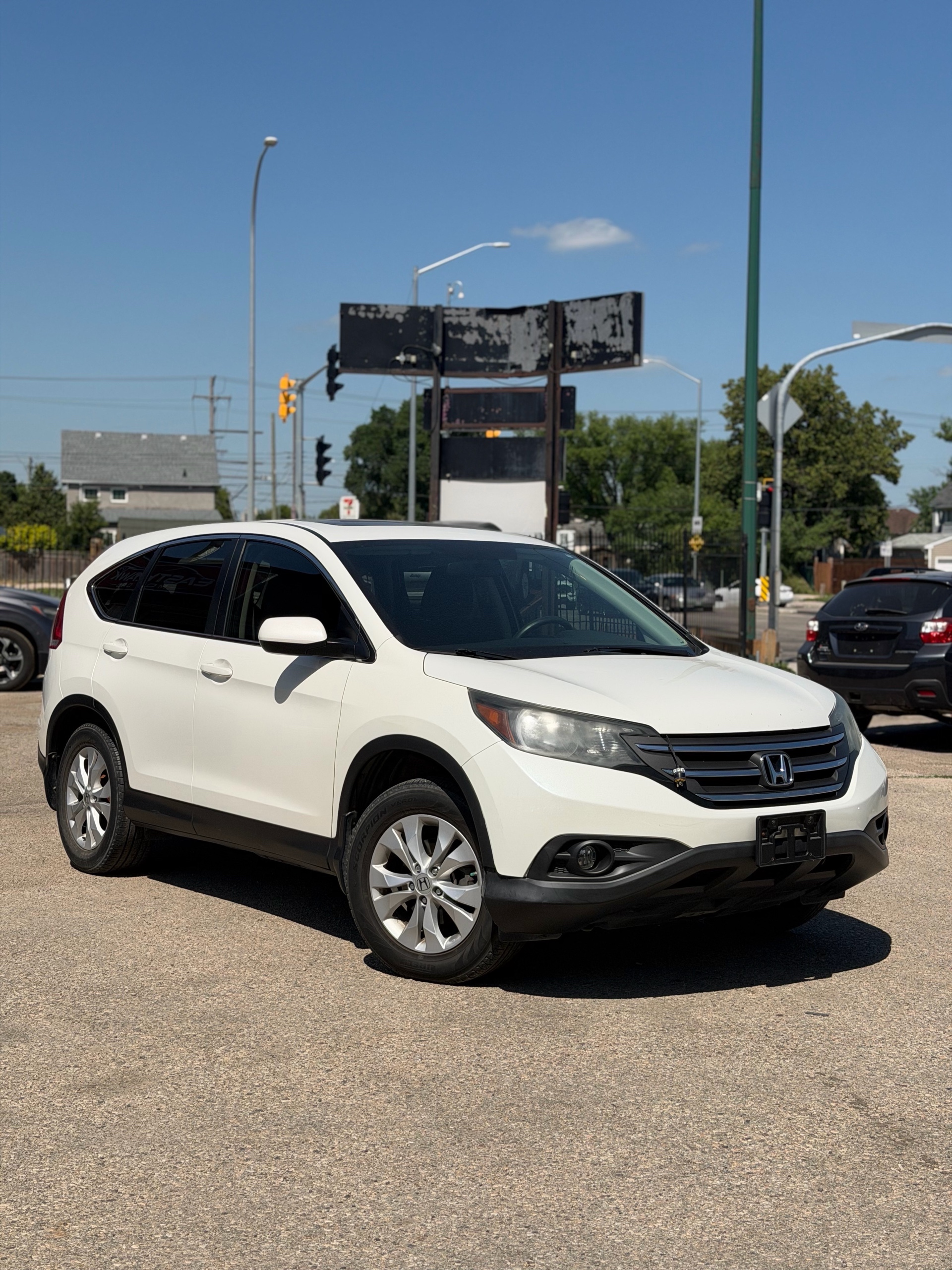 White 2013 Honda CR-V SUV / Crossover All-Wheel Drive Automatic