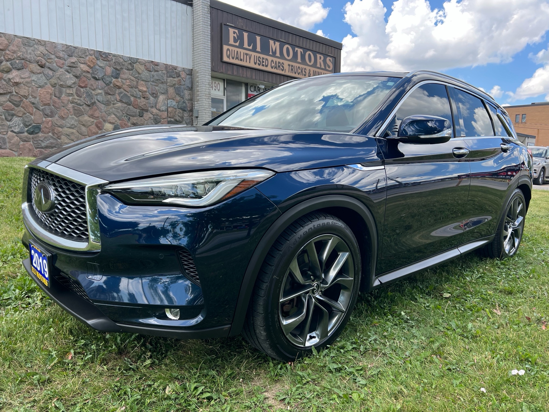 Metallic Midnight Blue 2019 INFINITI QX50 SUV / Crossover All-Wheel Drive Automatic