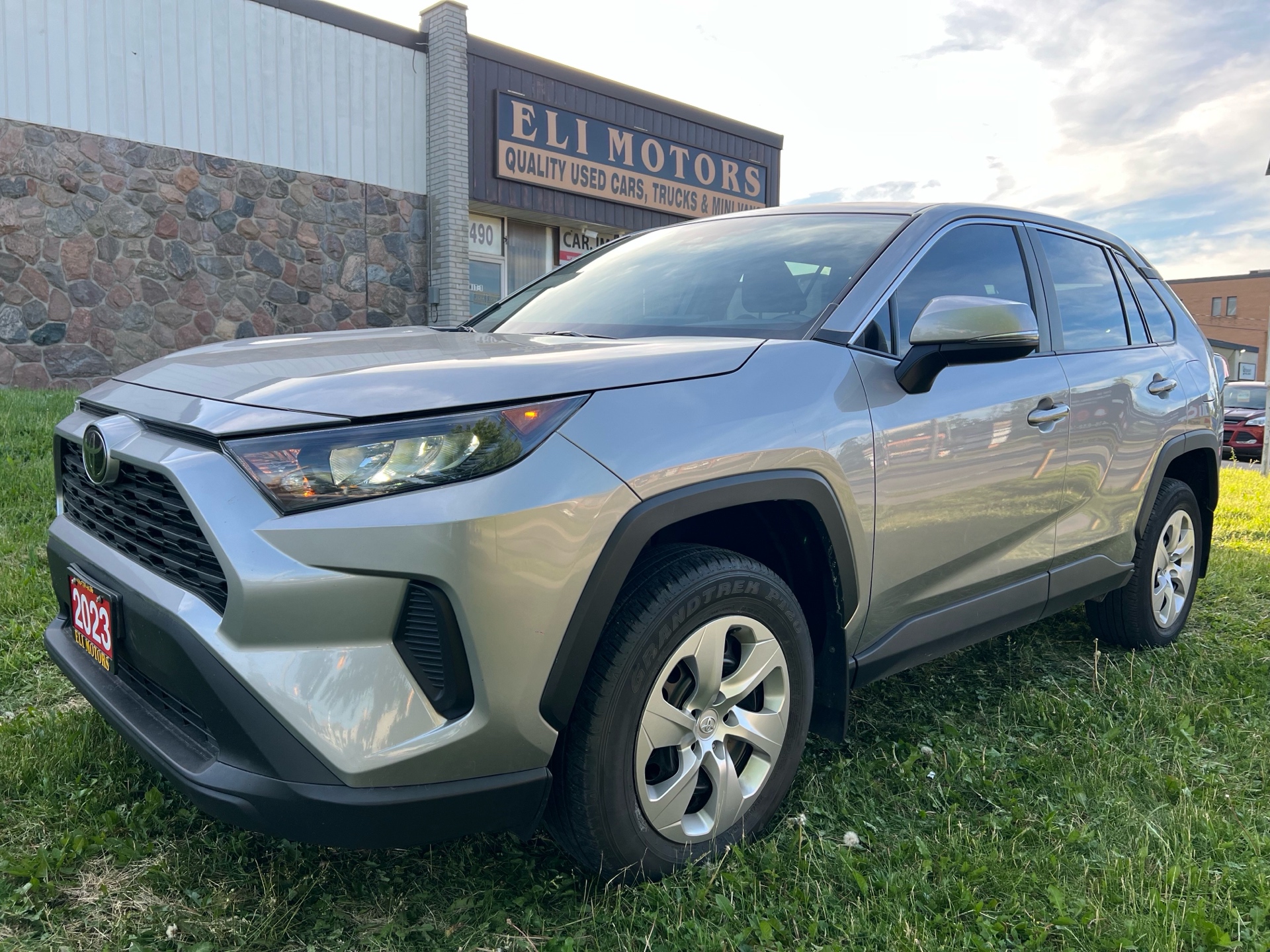 Silver 2023 Toyota RAV4 LE AWD SUV / Crossover All-Wheel Drive Automatic